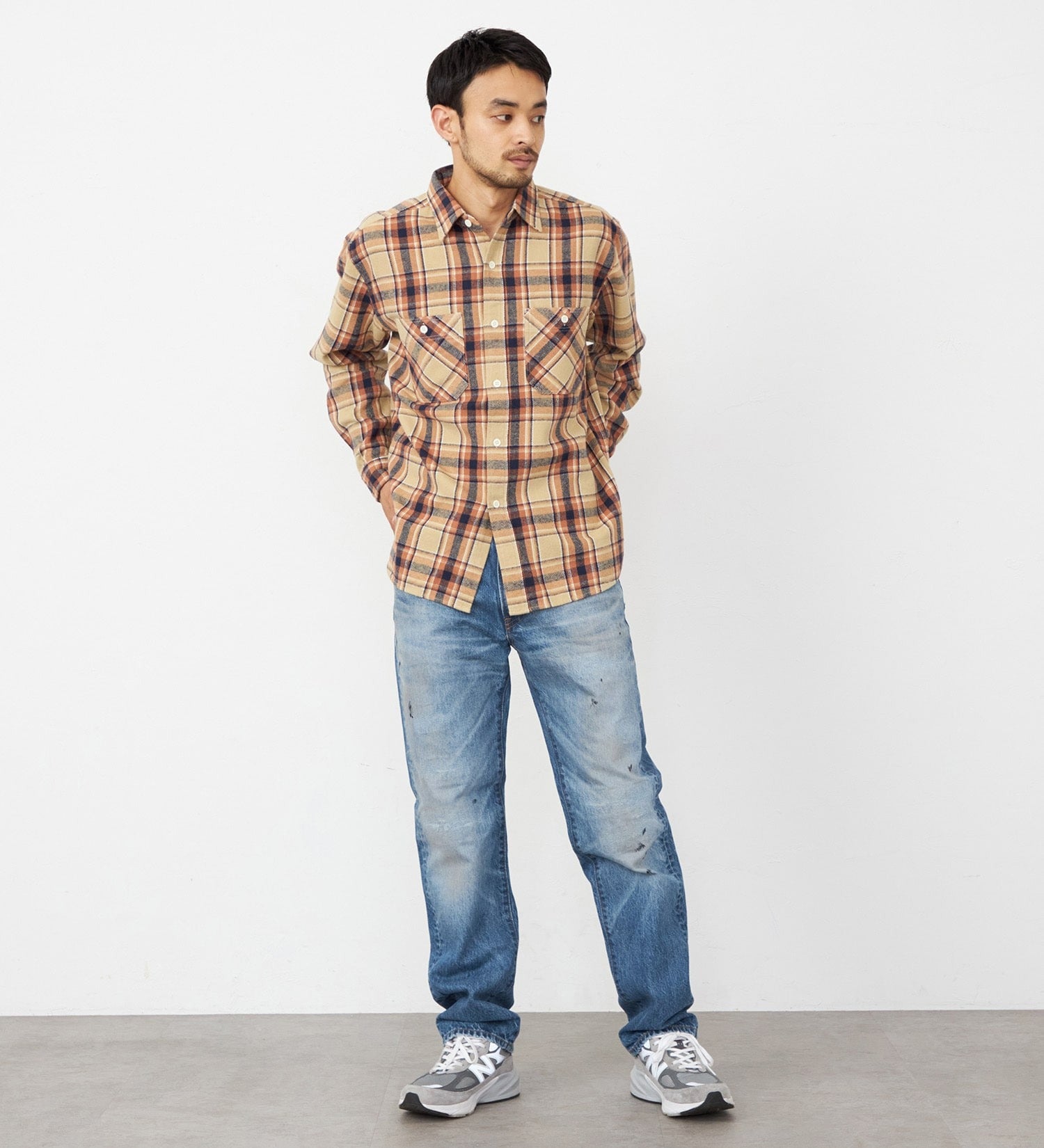 E50323-1046 503 REGULAR STRAIGHT USED - MEDIUM BLUE 2