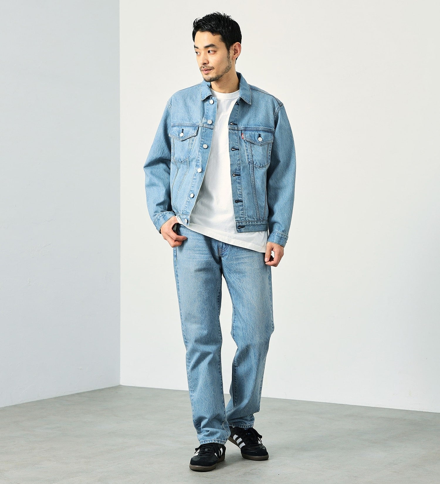 E50323-1056 503 REGULAR STRAIGHT USED - LIGHT BLUE