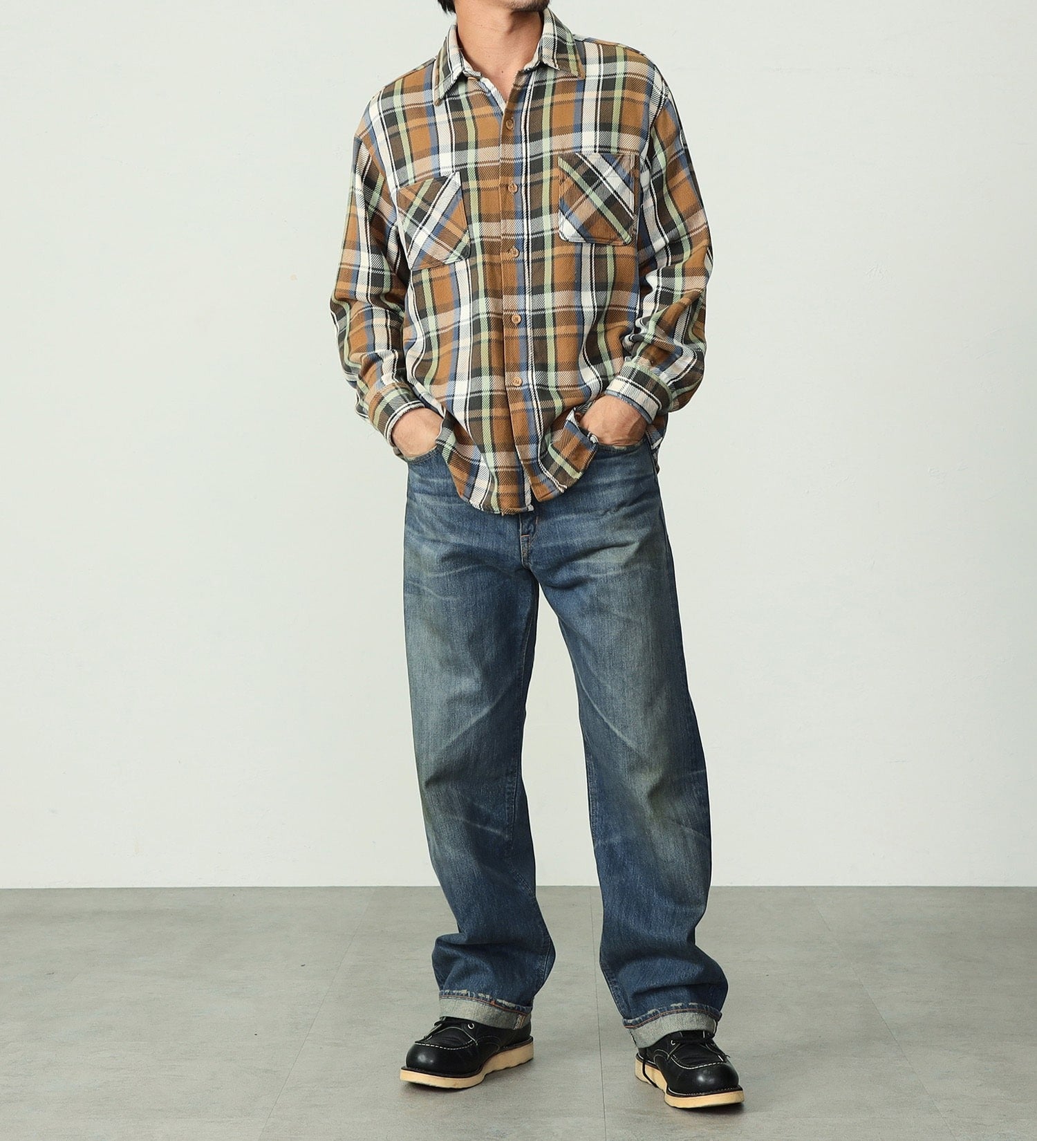 E50540-146 505Z WIDE STRAIGHT - MEDIUM BLUE