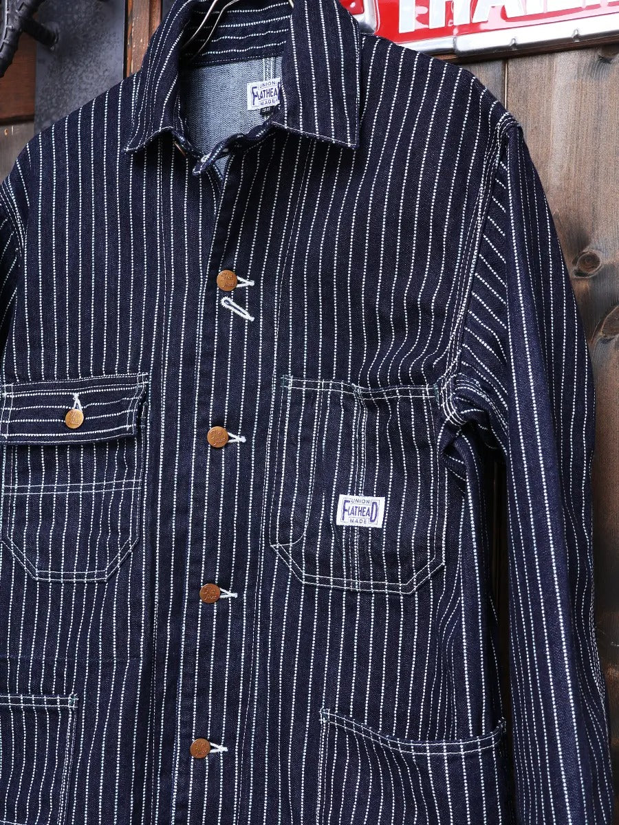 FN-OJ-DC701 10ozDENIM WABASH COVERALL JACKET - INDIGO