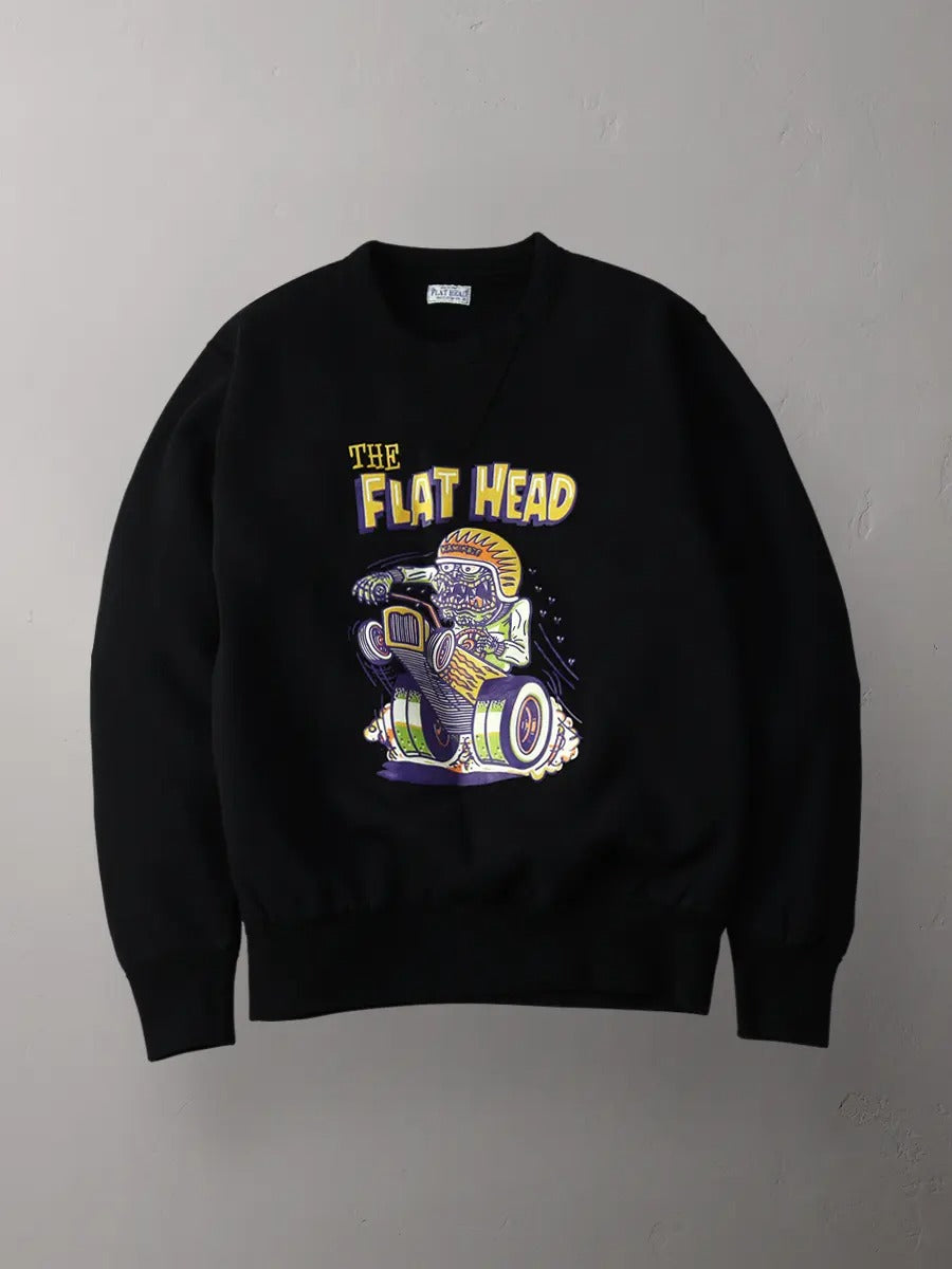FN-SWC-216 SWEATSHIRT - KAMIKAZE - BLACK