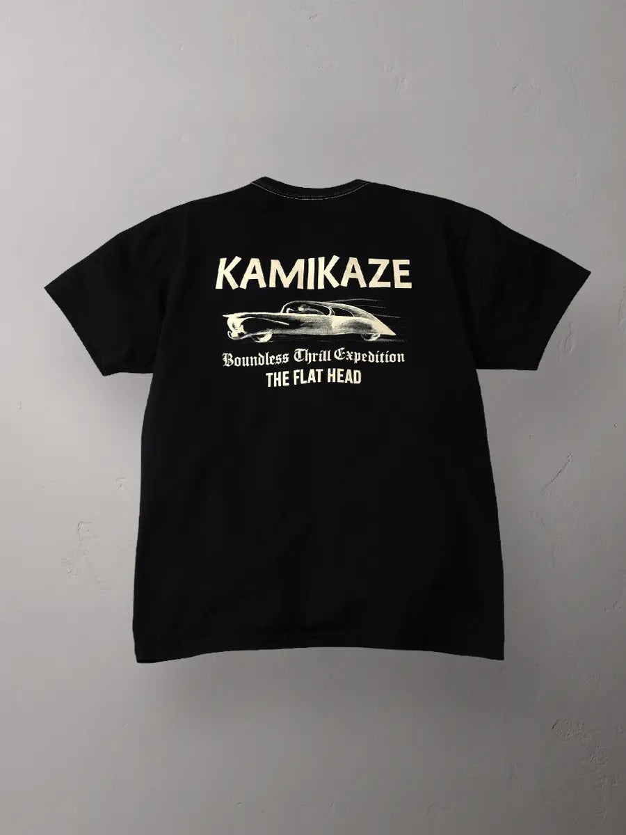 FN-THC-041 T-SHIRT - KAMIKAZE - BLACK