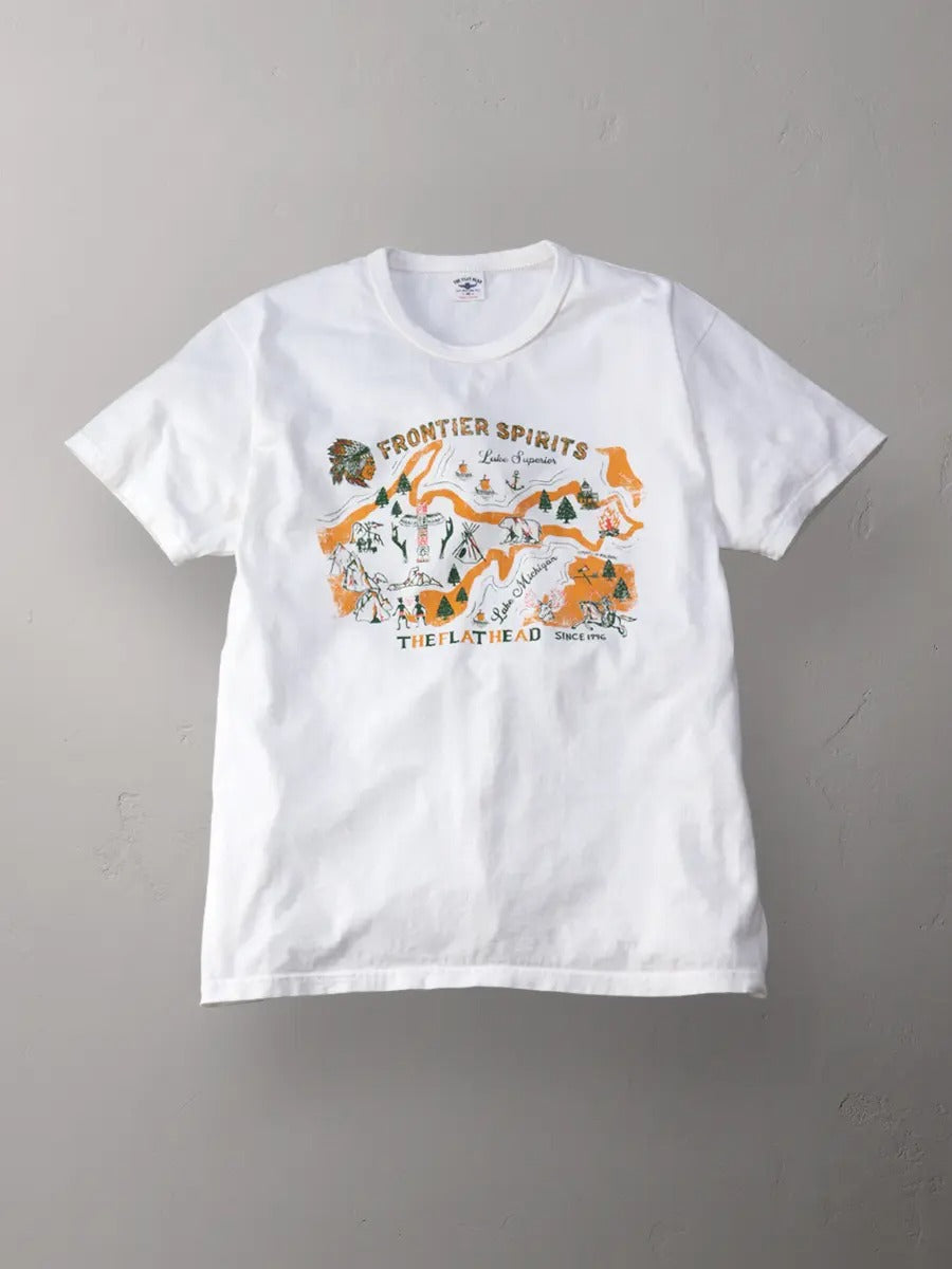 FN-THC-056 T-SHIRT - FRONTIER SPIRITS - WHITE