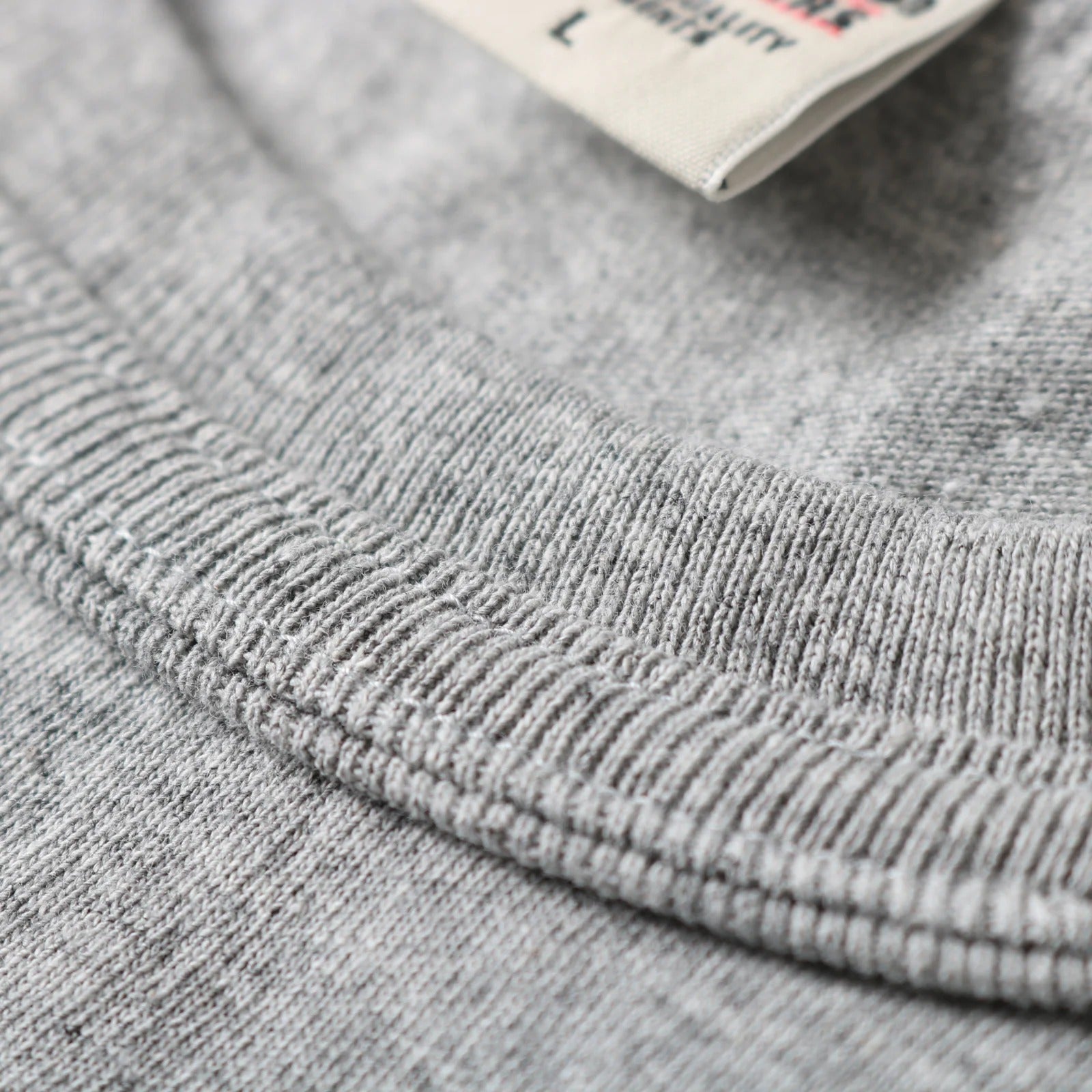 BR-25148 STANDARD 18/-OE Tough neck S/S Print T-shirt (BE TOUGH) - GRAY