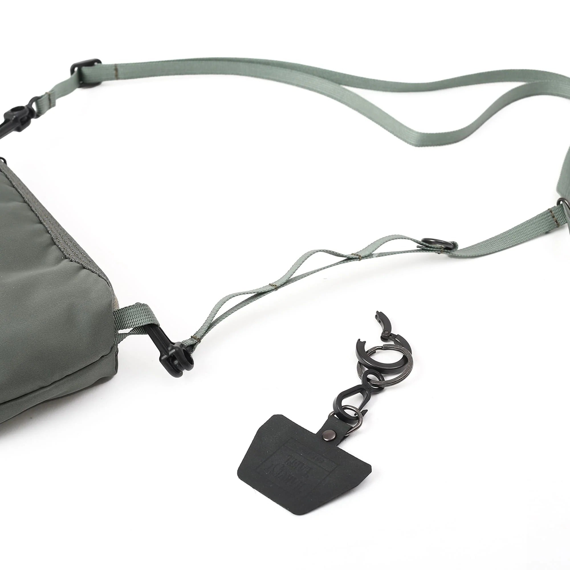 HSP-0177 FLYER'S SUPPLY 2way shoulder pouch (L) - SAGE GREEN