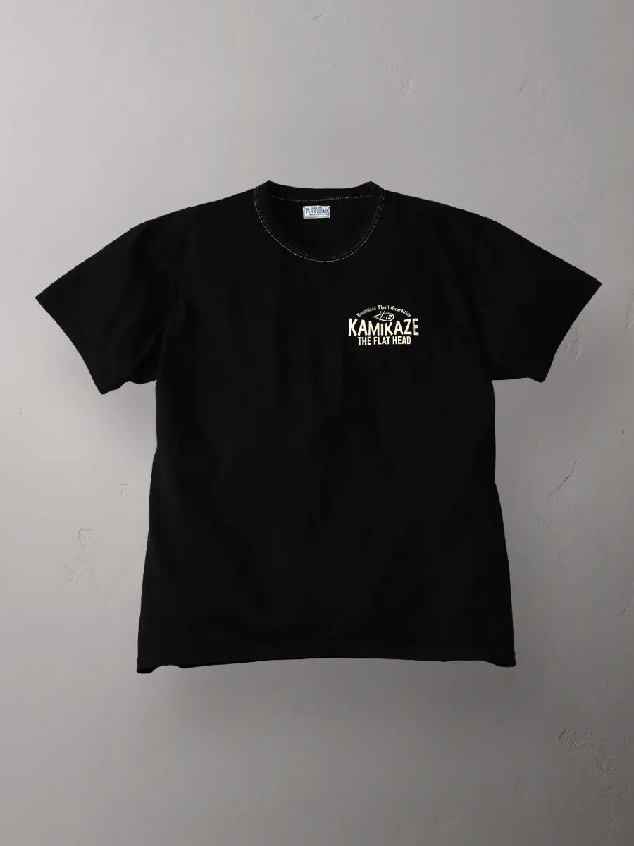 FN-THC-041 T-SHIRT - KAMIKAZE - BLACK