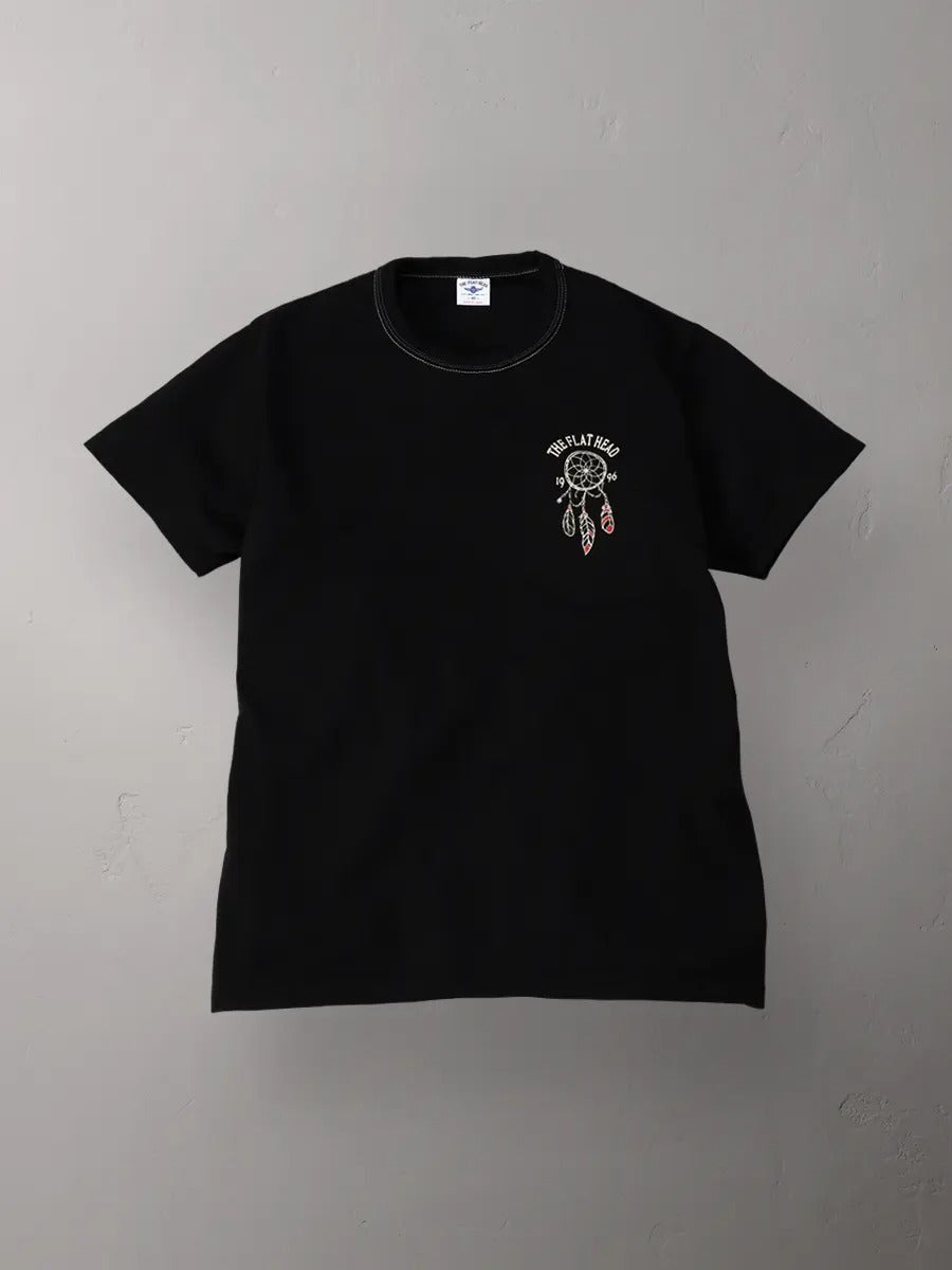 FN-THC-048 T-SHIRT - MOTORCYCLE RACE - BLACK