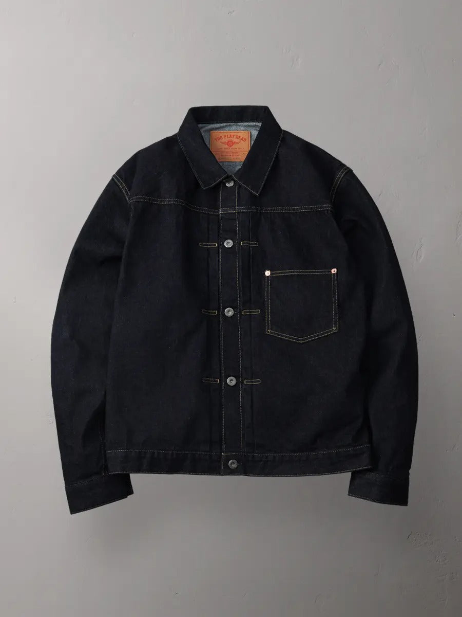 FN-OJ-SD001 12ozDENIM JACKET - 40's - INDIGO