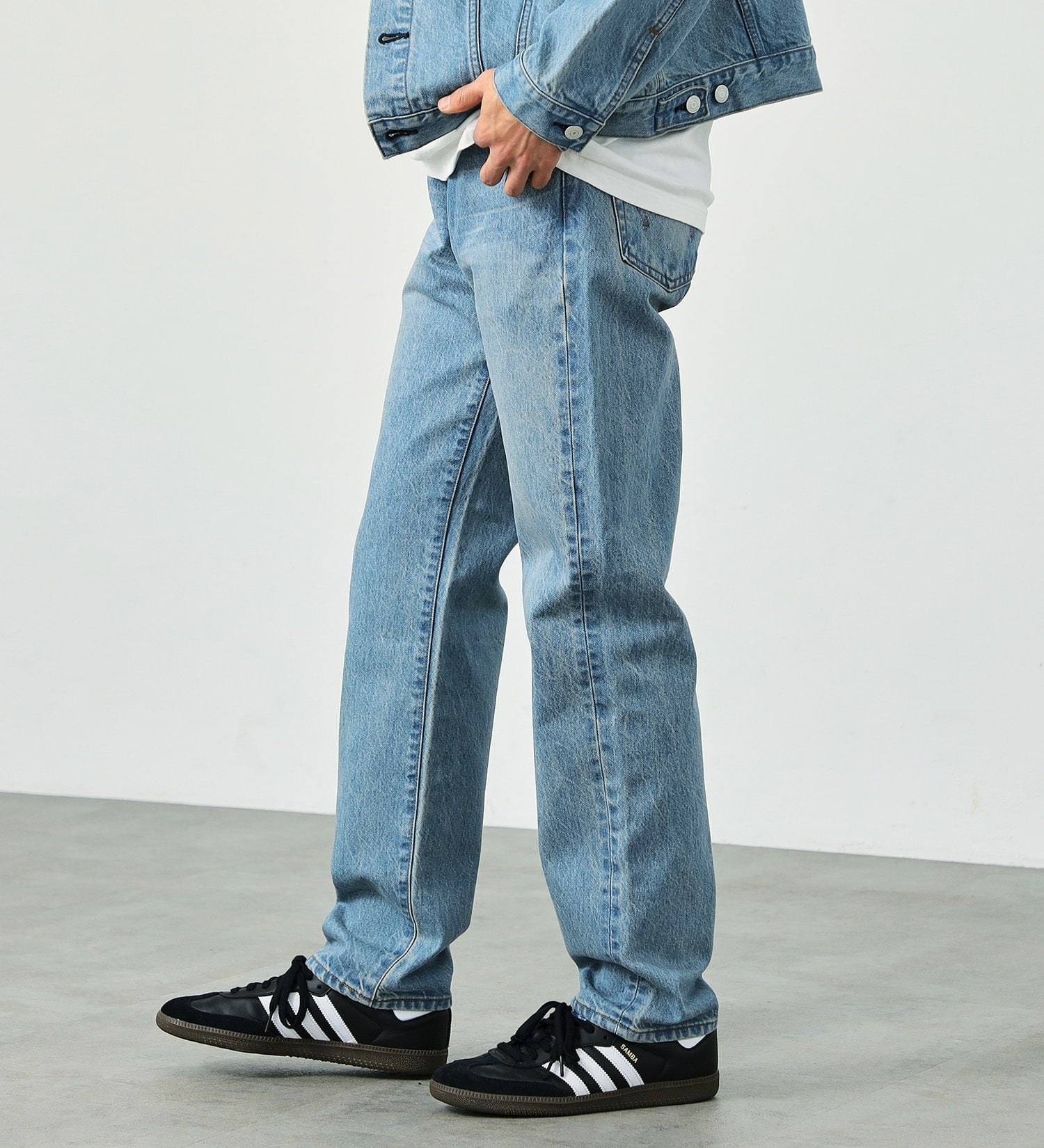 E50323-1056 503 REGULAR STRAIGHT USED - LIGHT BLUE