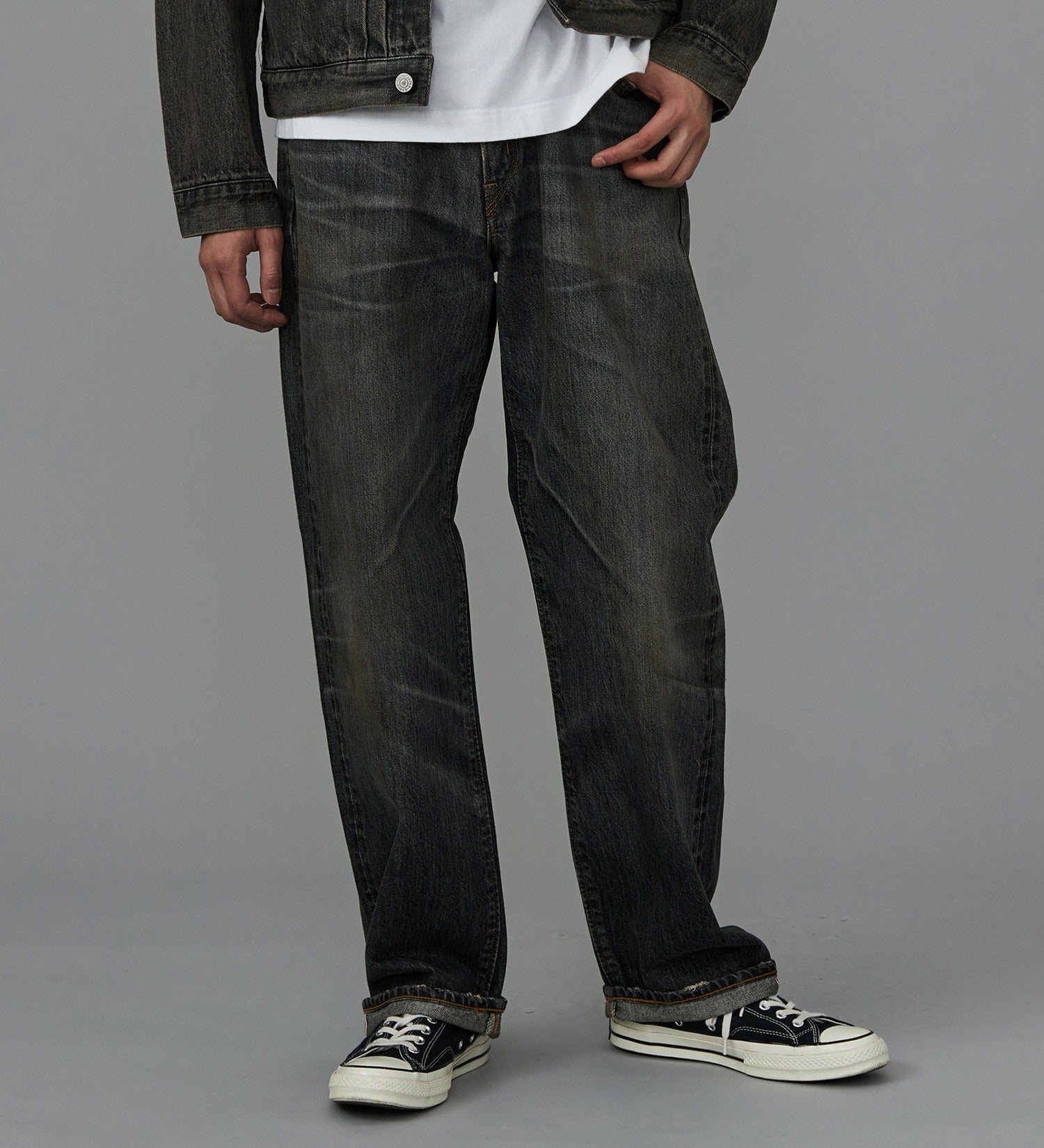 E50540-182 505Z WIDE STRAIGHT - BLACK DENIM 2