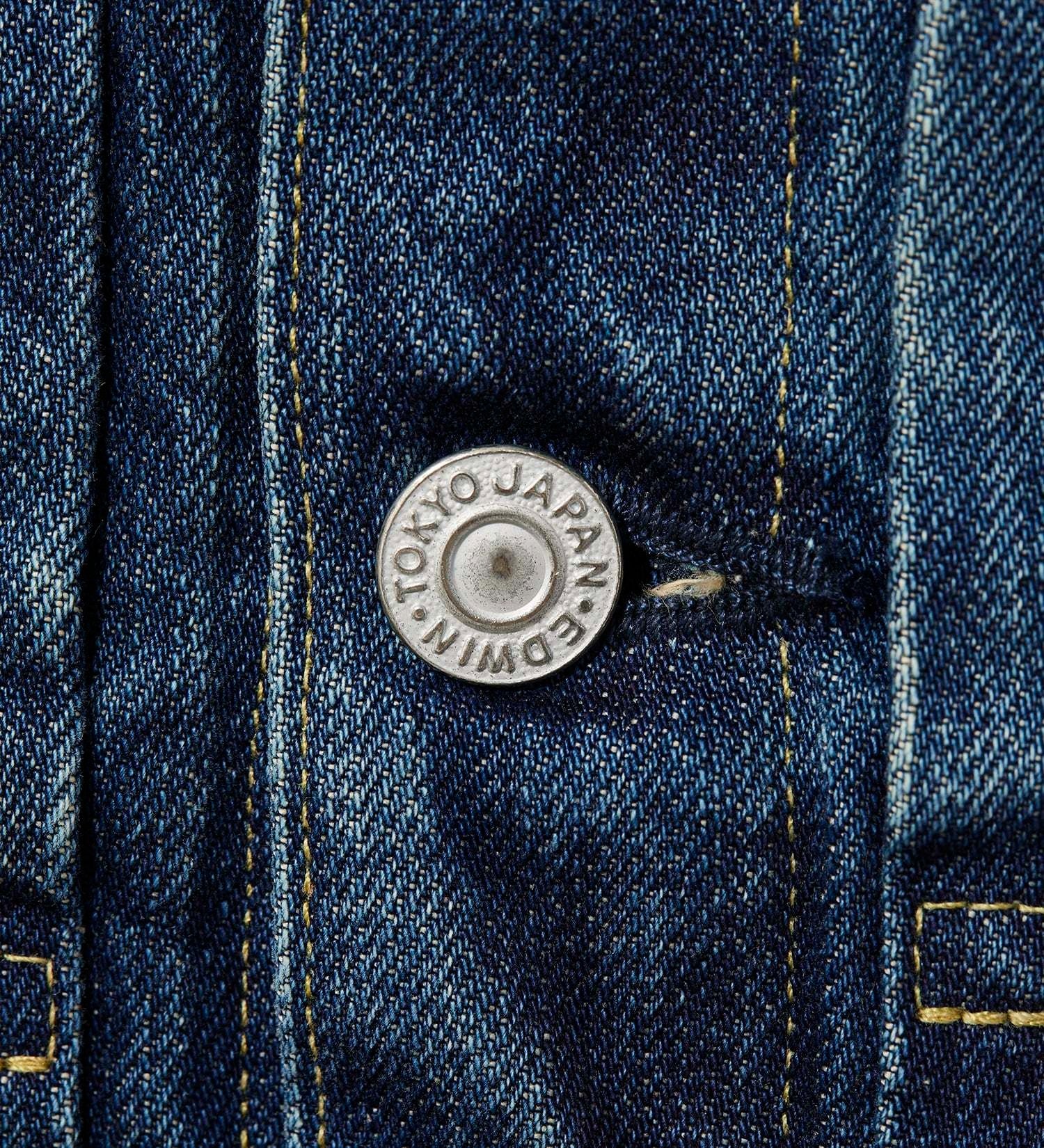 E55550-126 505 50DENIM JACKET - BLACK DENIM