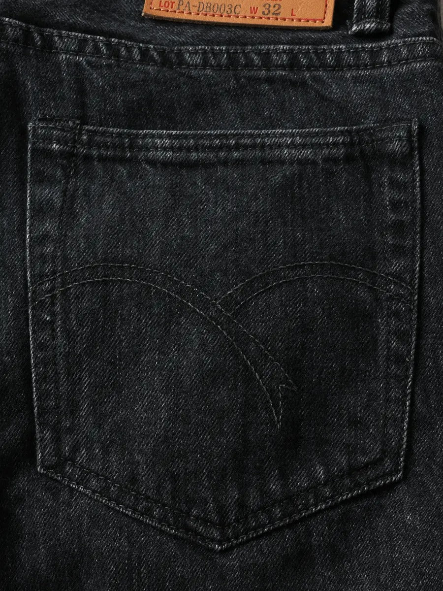 FN-DB003C PANTS - BLACK WIDE TAPERED - BLACK