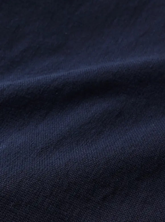 FN-SCW-002L INDIGO DOBBY WESTERN SHIRT - INDIGO