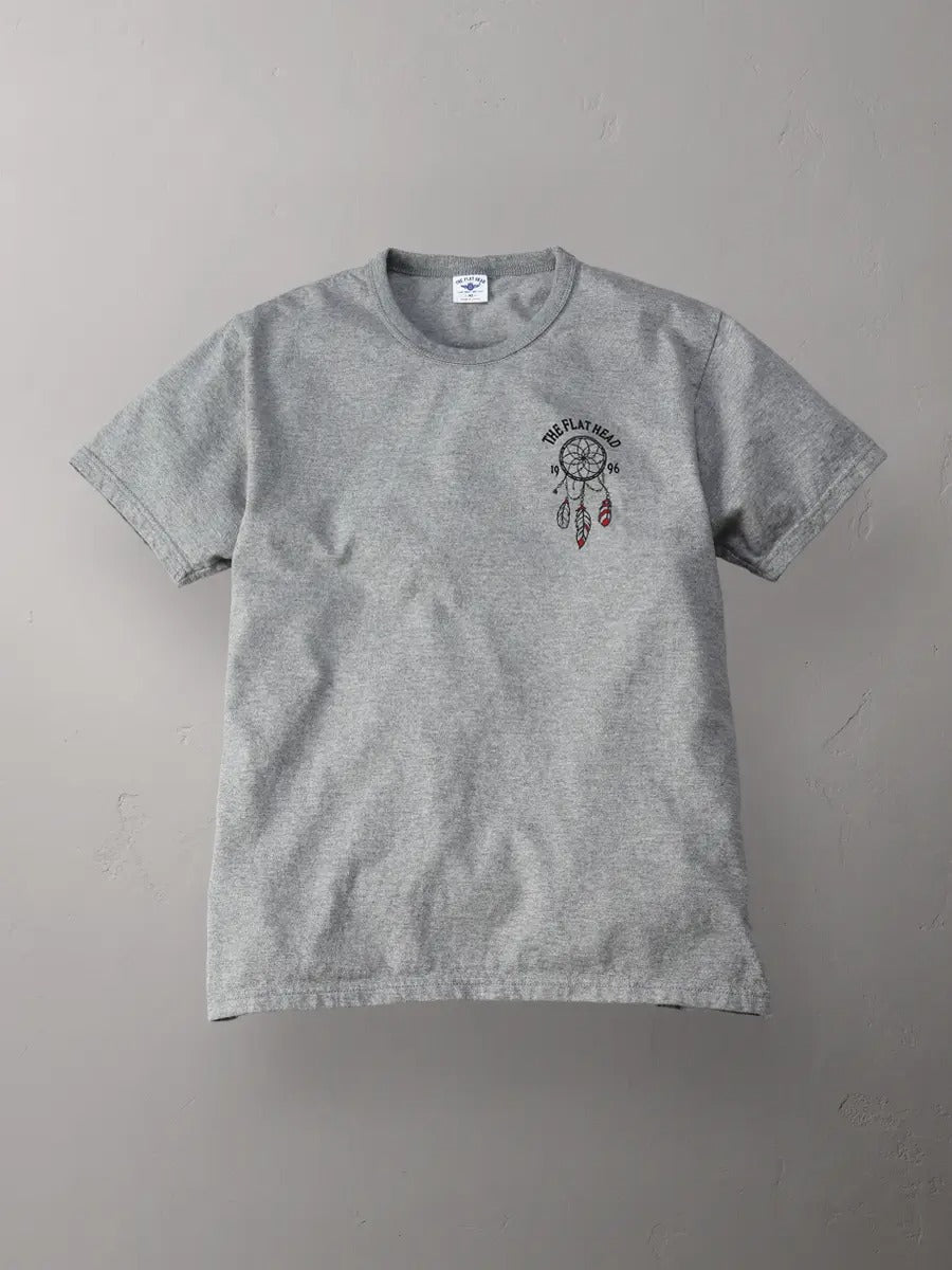 FN-THC-048 T-SHIRT - MOTORCYCLE RACE - GRAY