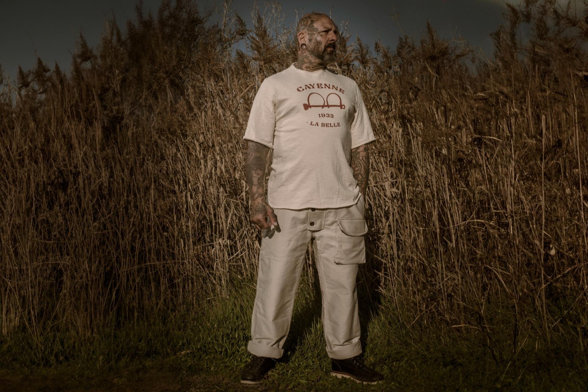 LE PANTALON SUBMARINER MOLESKINE - NATURALSTONED