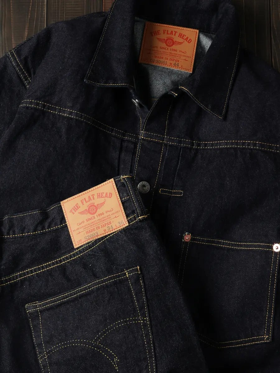 FN-OJ-SD001 12ozDENIM JACKET - 40's - INDIGO