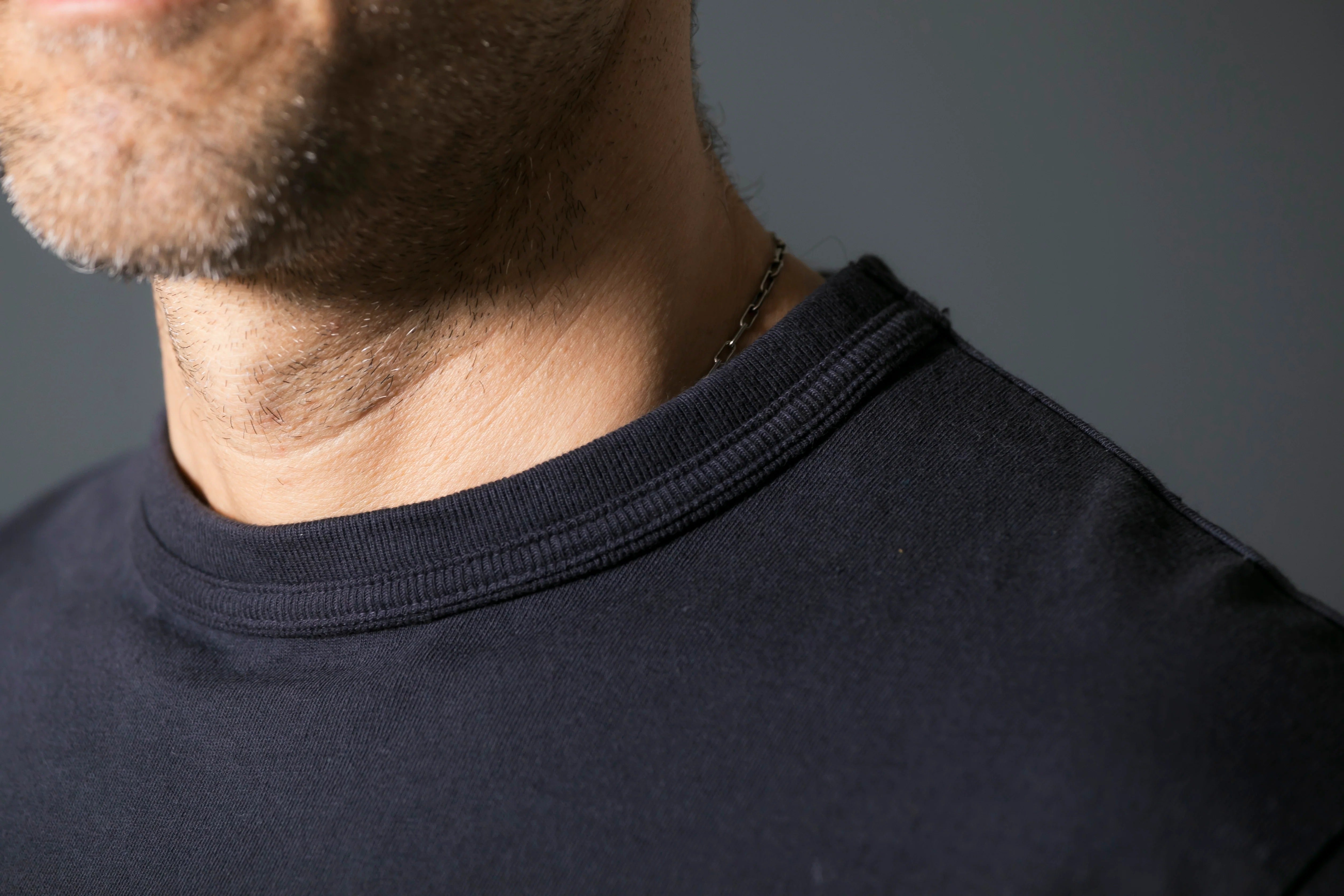 BR-25146 STANDARD 18/-OE Tough neck S/S Print T-shirt (YOSEMITE) - BLACK