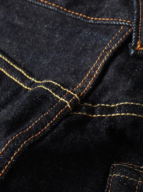FN-8004 18oz DENIM TROUSERS - WIDE TAPERED - INDIGO