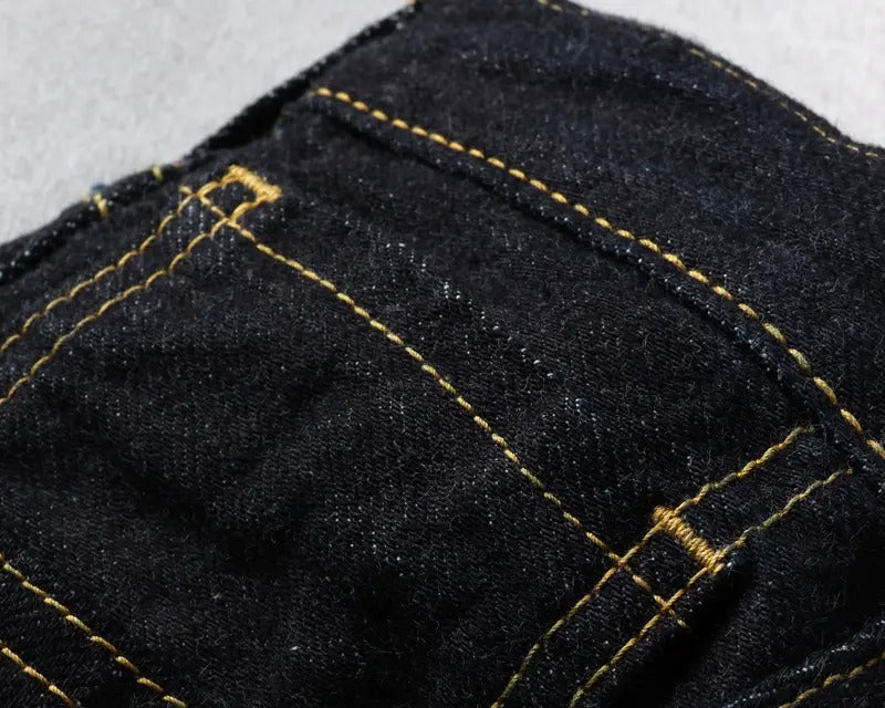 FN-S2003 12ozDENIM TROUSERS - WIDE TAPERED - INDIGO
