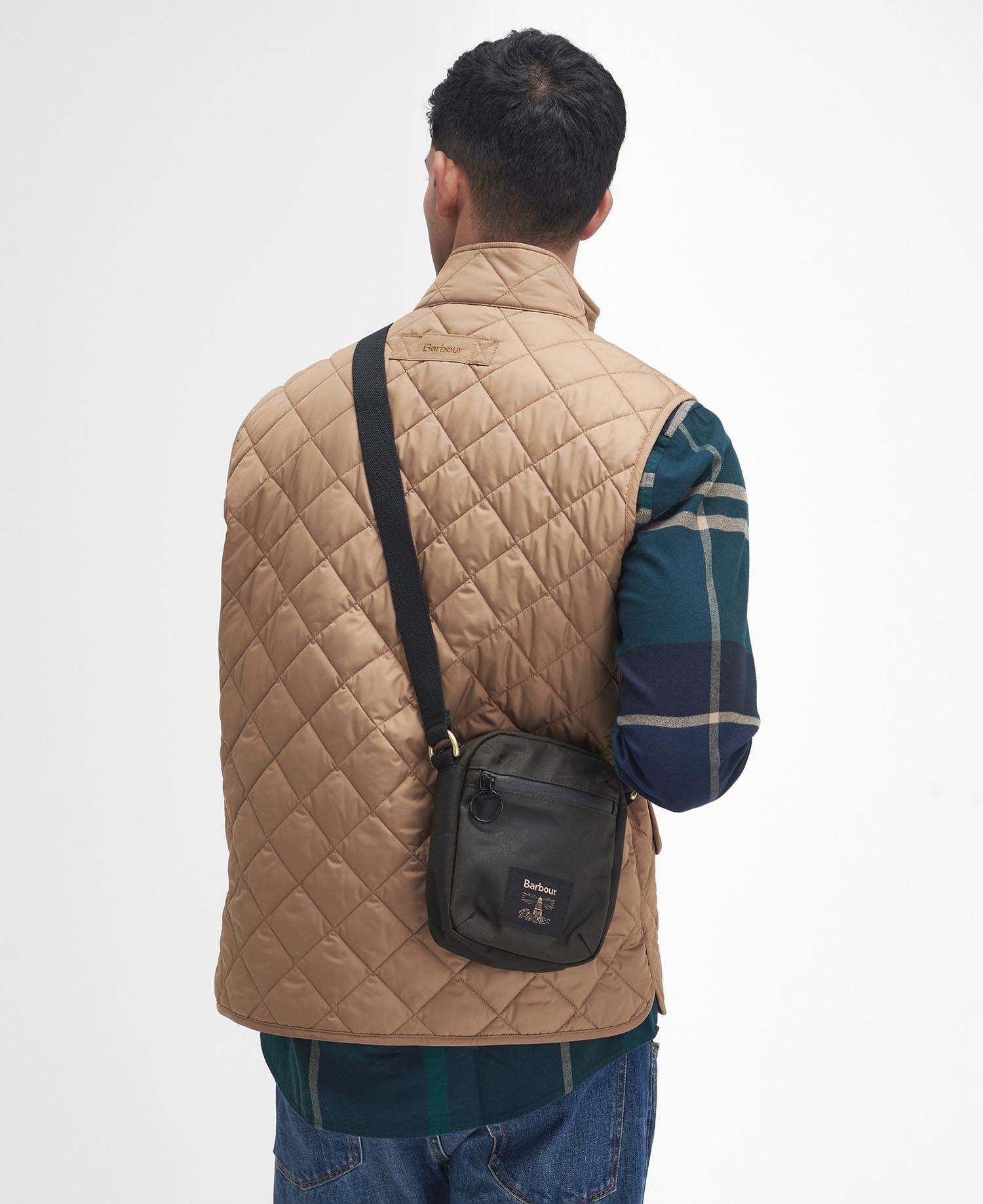 FIELD WAX CROSSBODY BAG - OLIVE/BLACK