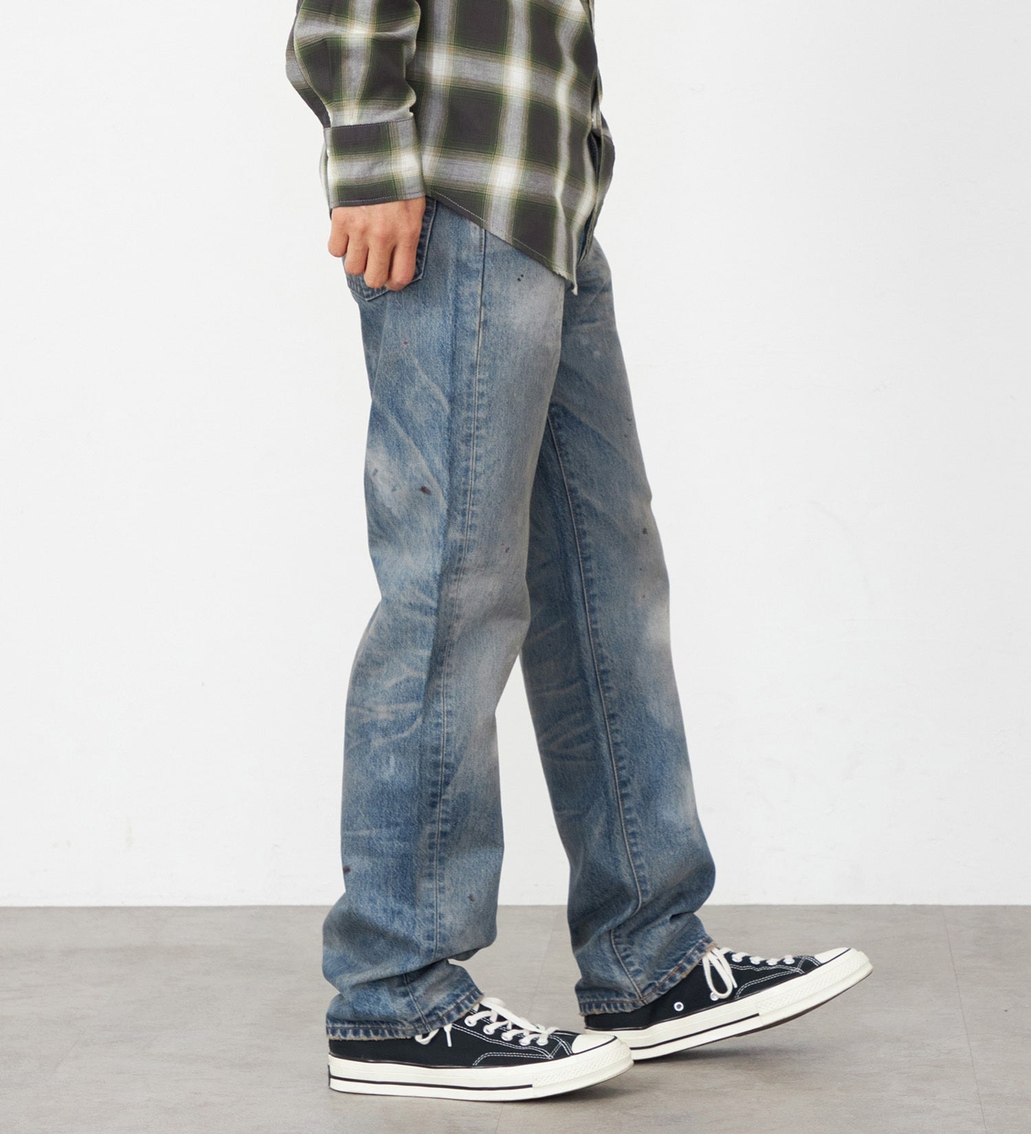 E50323-1036 503 REGULAR STRAIGHT USED - MEDIUM BLUE