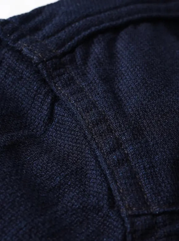 FN-SCW-002L INDIGO DOBBY WESTERN SHIRT - INDIGO