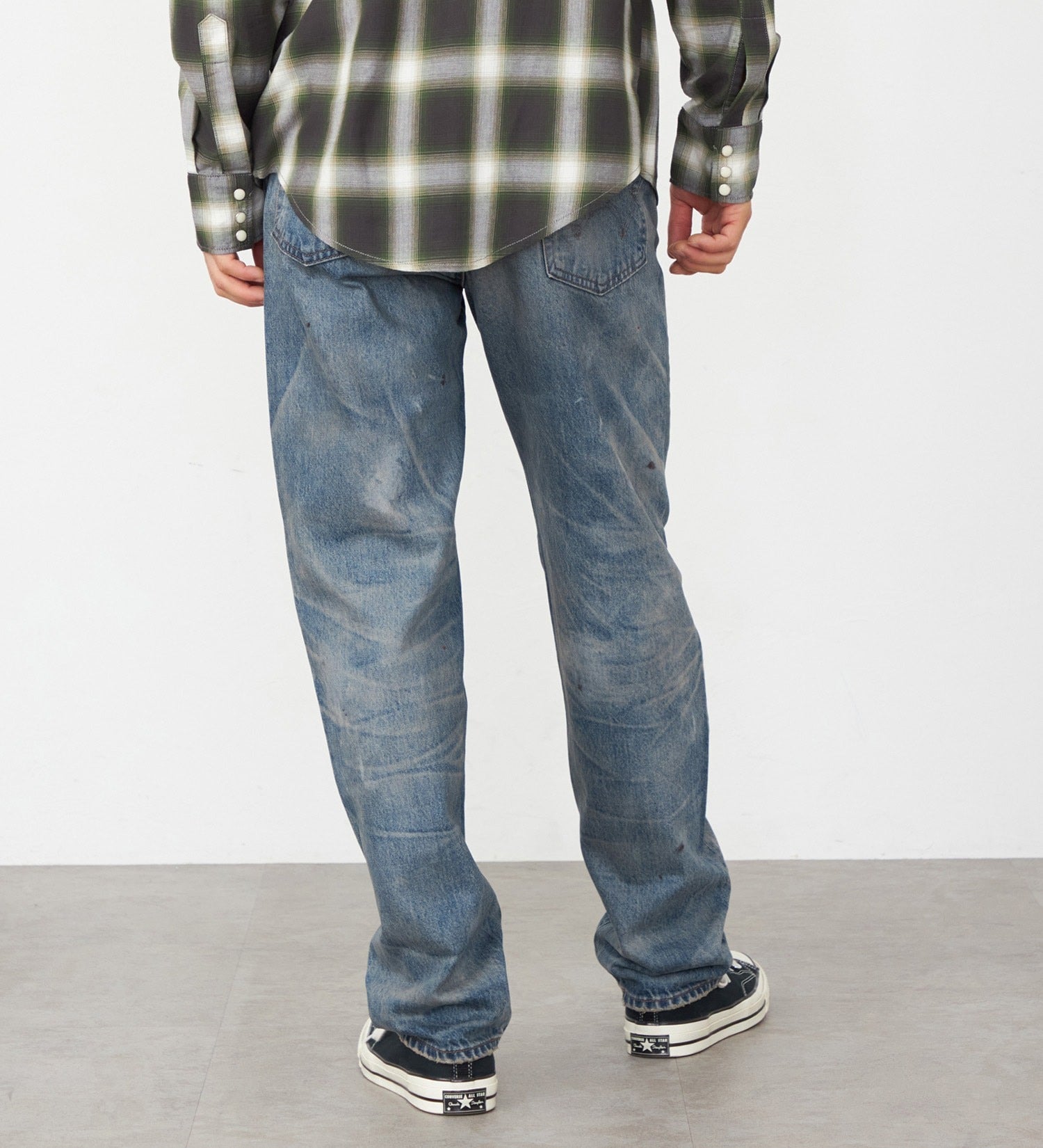 E50323-1036 503 REGULAR STRAIGHT USED - MEDIUM BLUE