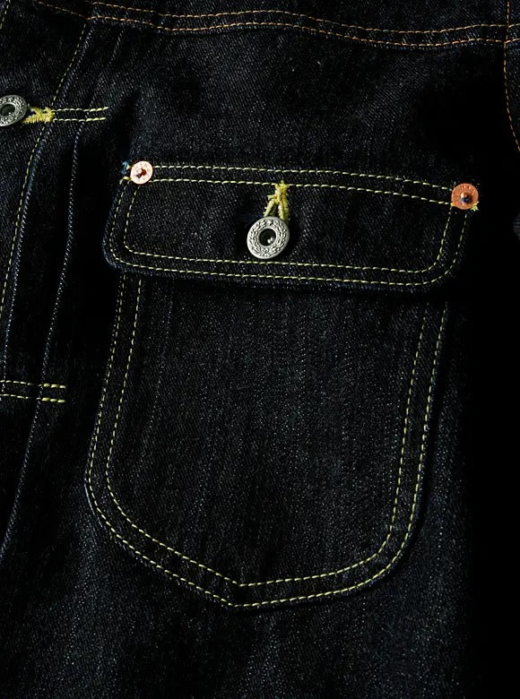 FN-OJ-D101 14.5ozDENIM JACKET - 40's - INDIGO