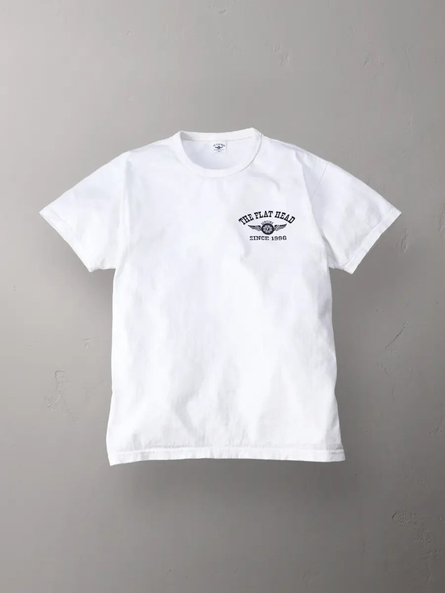 FN-THC-202 FLYING WHEEL TEE S/S - WHITE