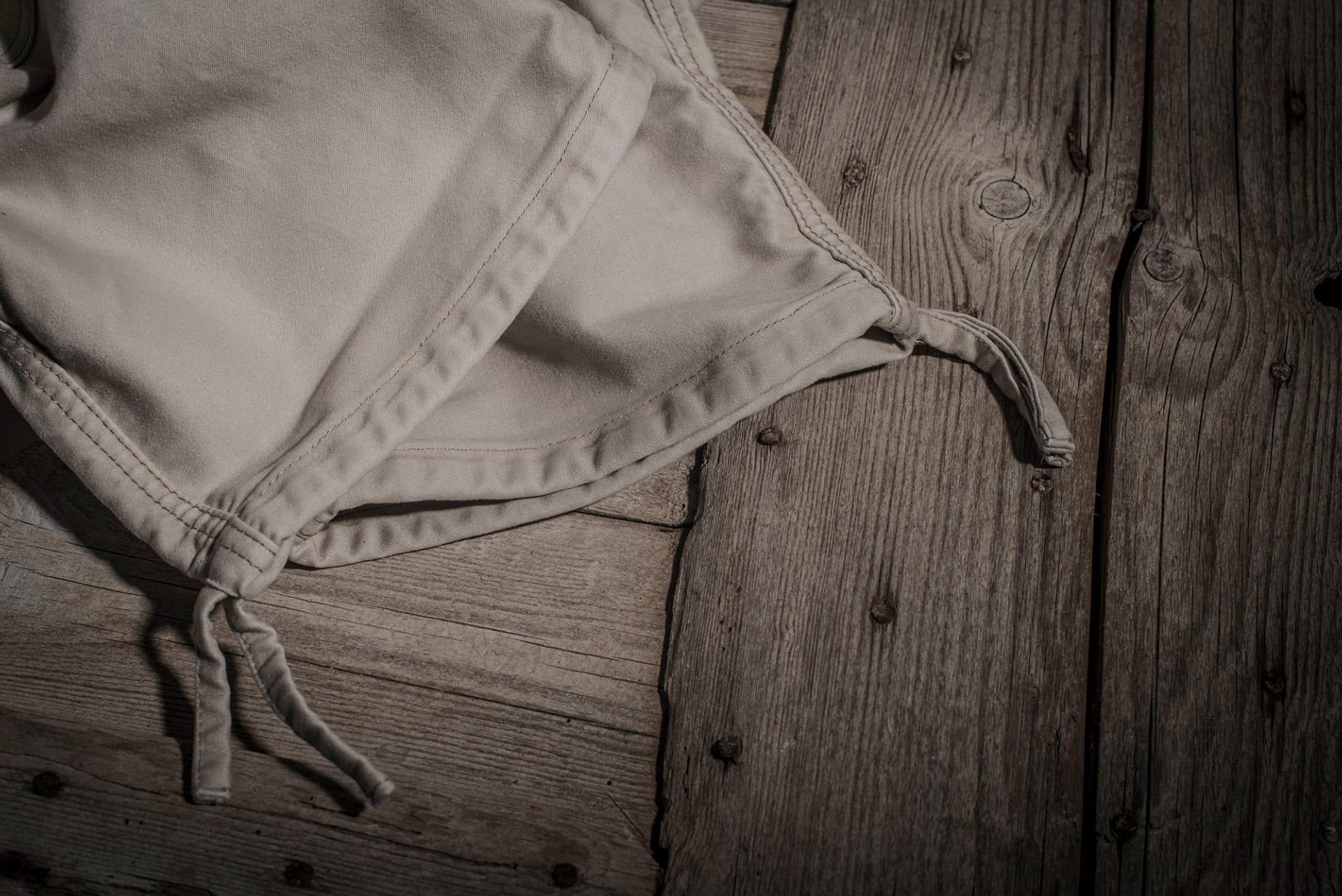 LE PANTALON SUBMARINER MOLESKINE - NATURALSTONED