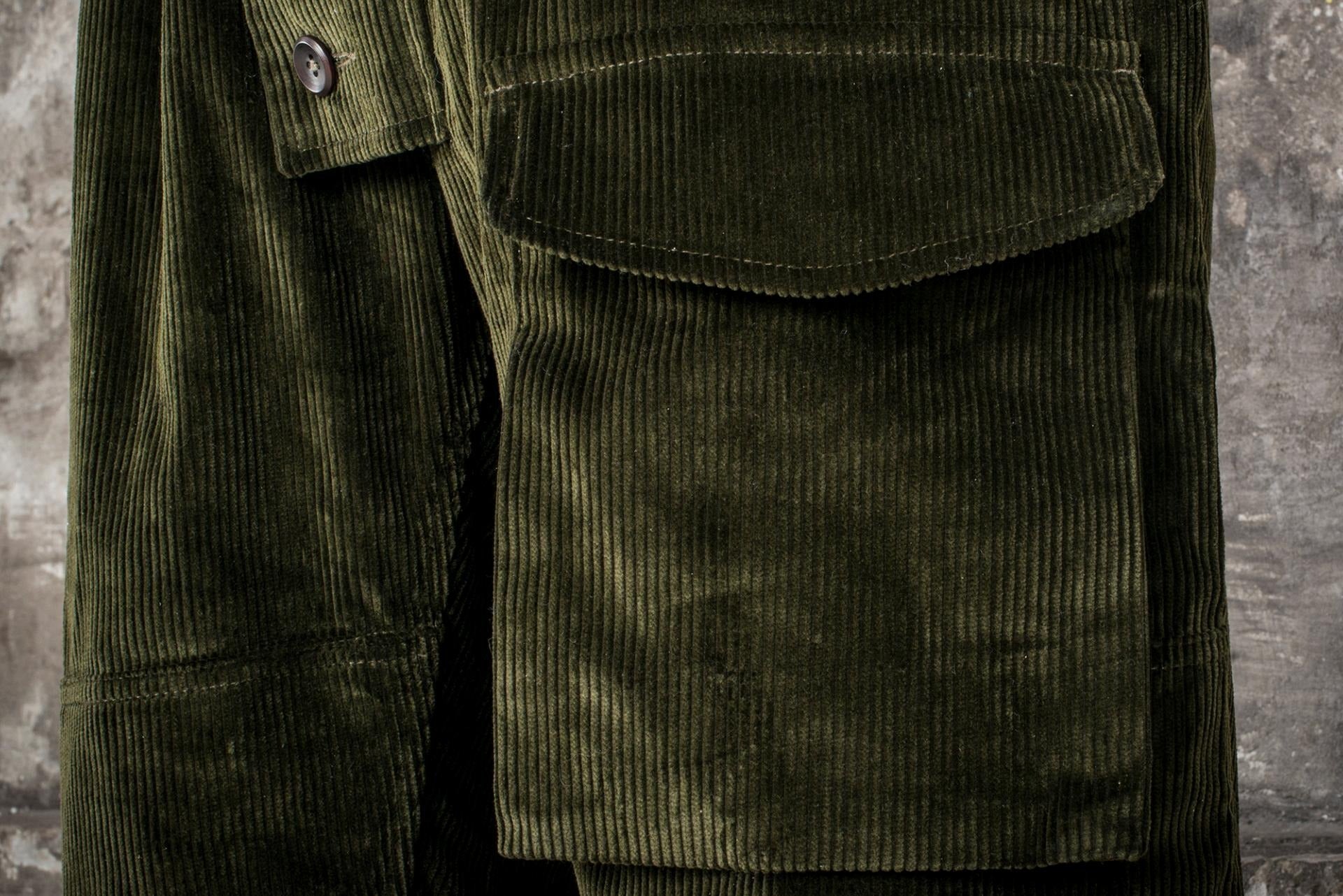 LE PANTALON "SUBMARINER" EN VELOURS CÔTELÉ - KAKI