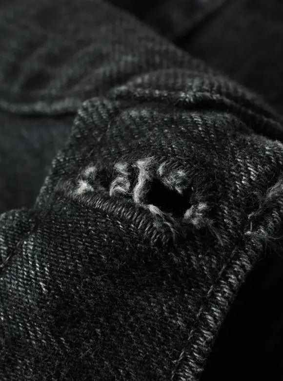 FN-OJ-DB001C JACKET - BLACK 40'S - BLACK