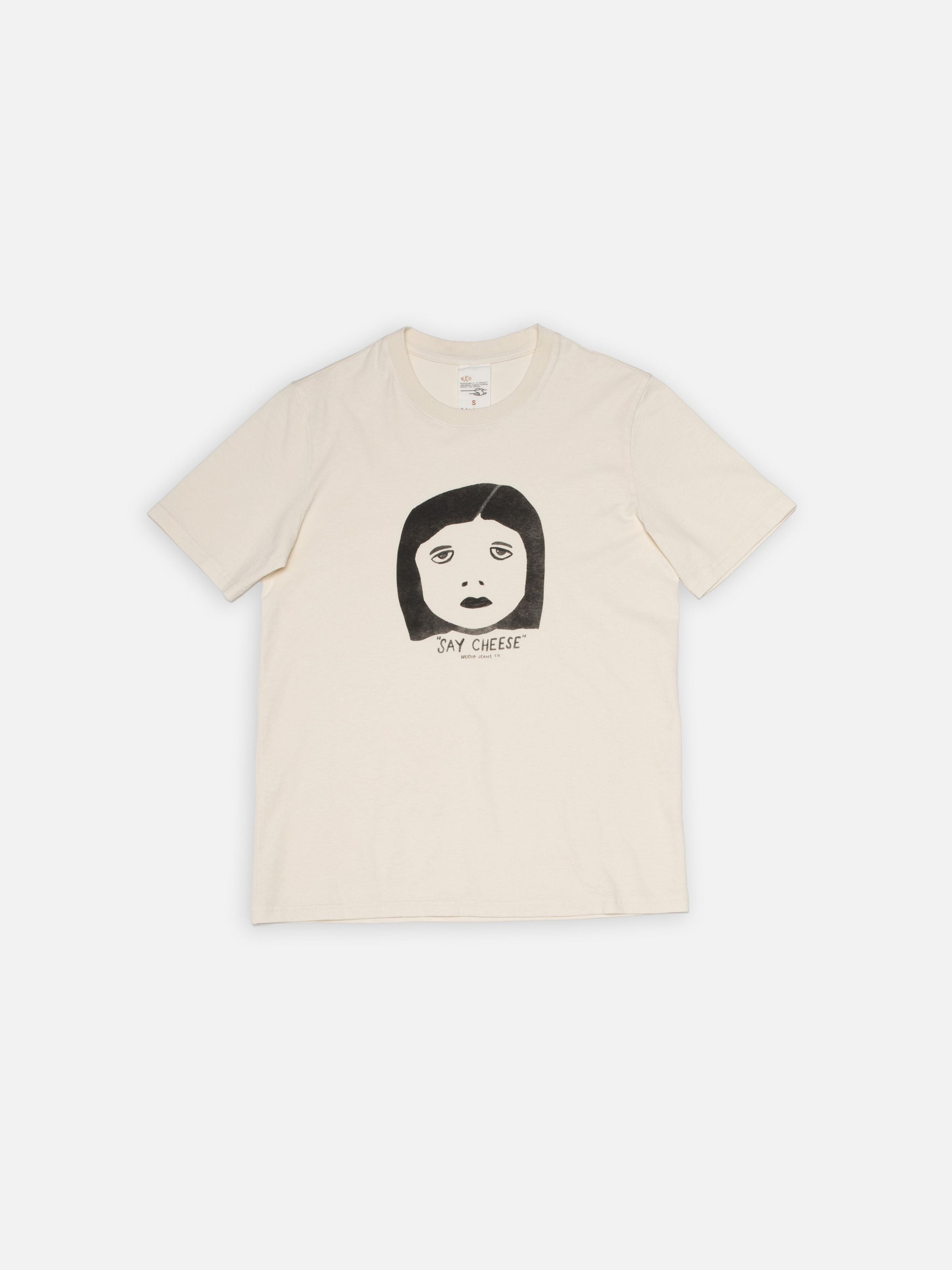 Joni Say Cheese T-Shirt - Ecru