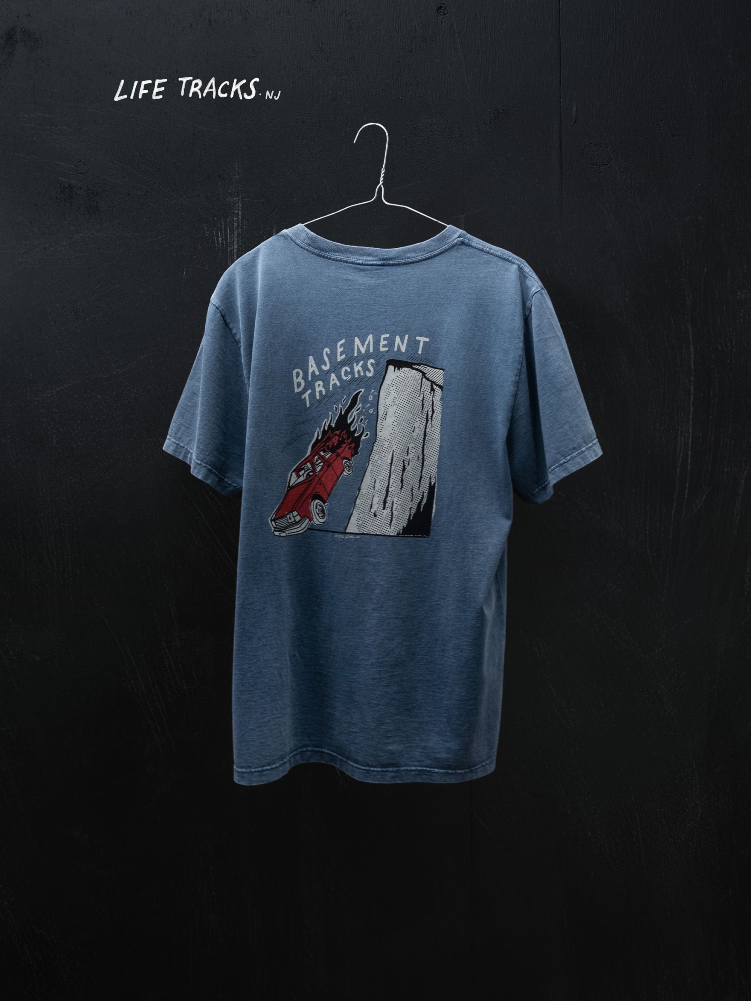 Roy Basement Tracks T-Shirt - Blue