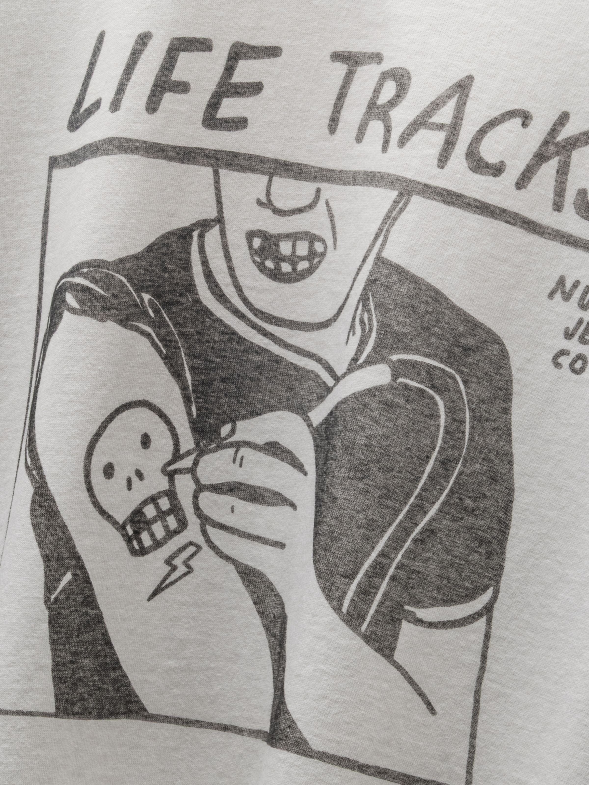 Roy Life Tracks T-Shirt - Chalk White