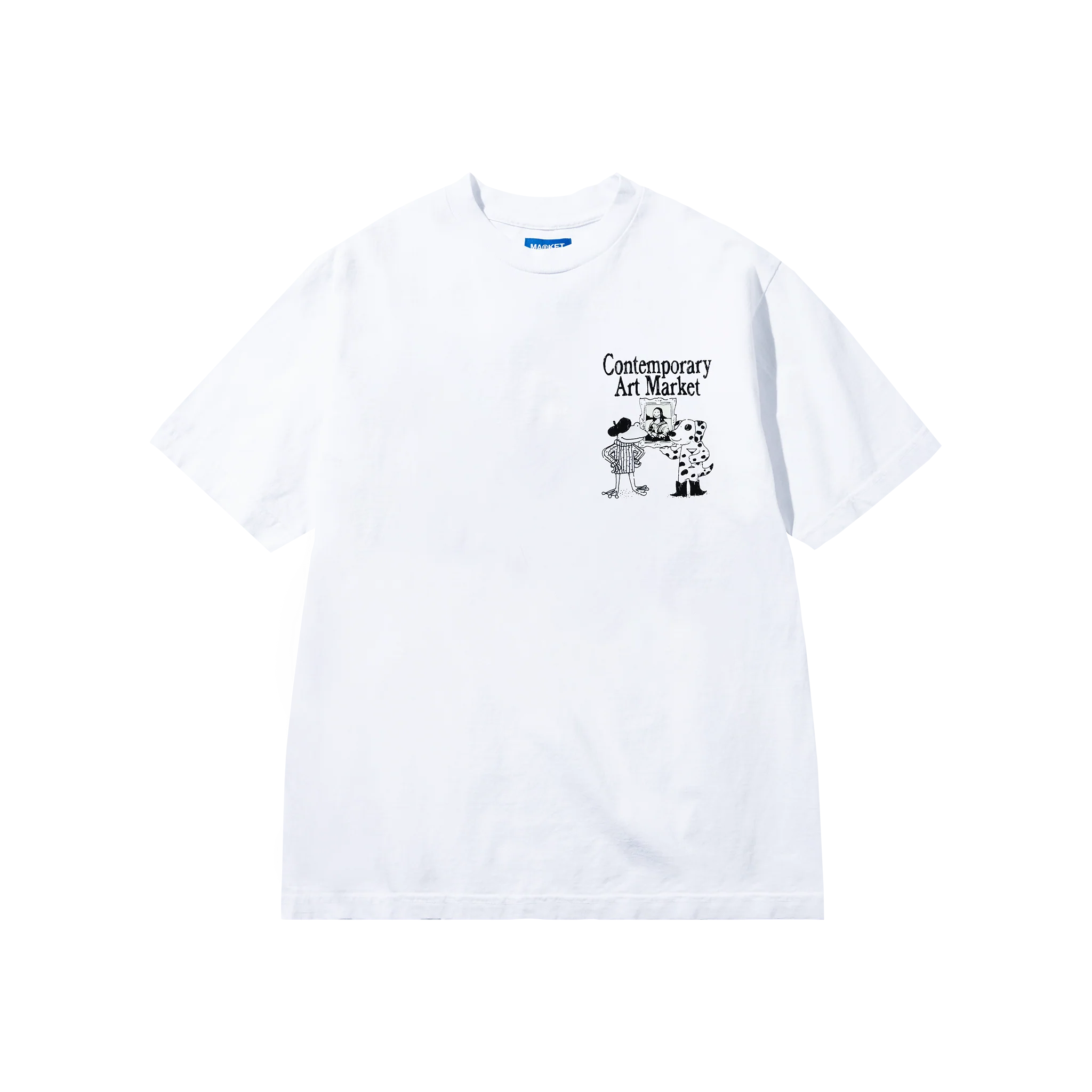 SMILEY MUSEUM UV T-SHIRT - WHITE