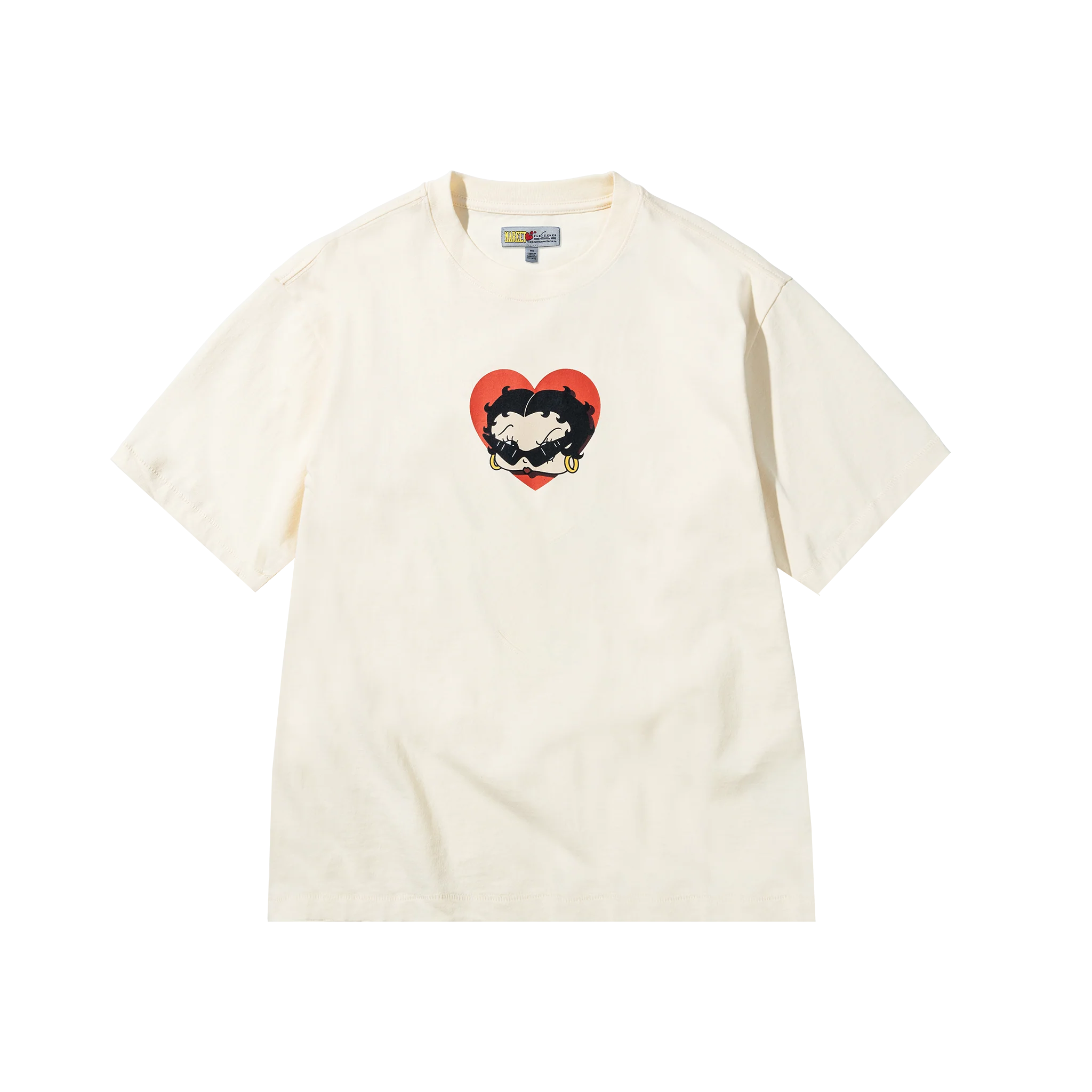 BETTY BOOP SWEETHEART T-SHIRT - BUTTER CREAM