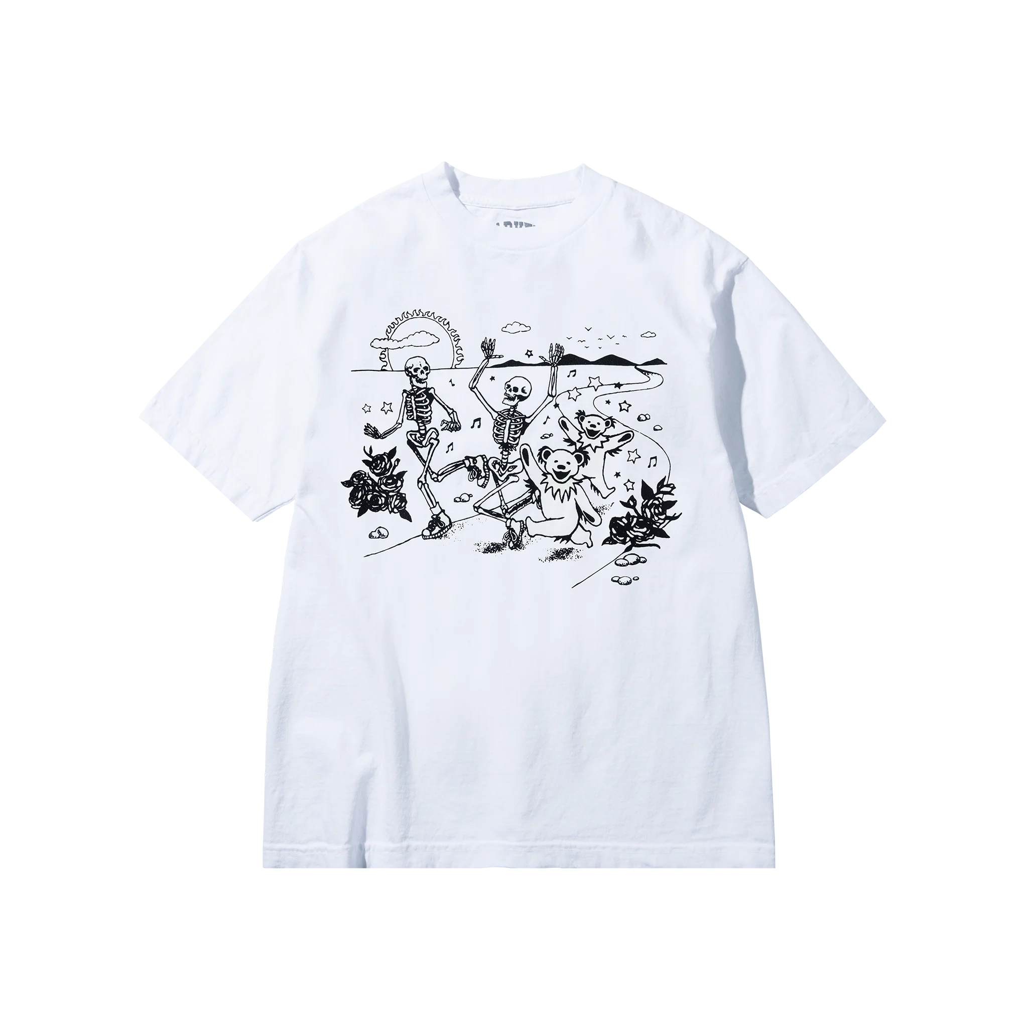 GRATEFUL DEAD GOLDEN ROAD UV T-SHIRT - WHITE
