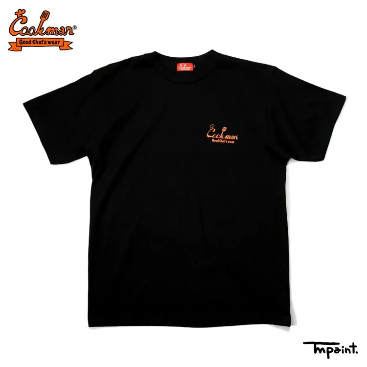 TM PAINT HOT DOG TEE S/S - BLACK