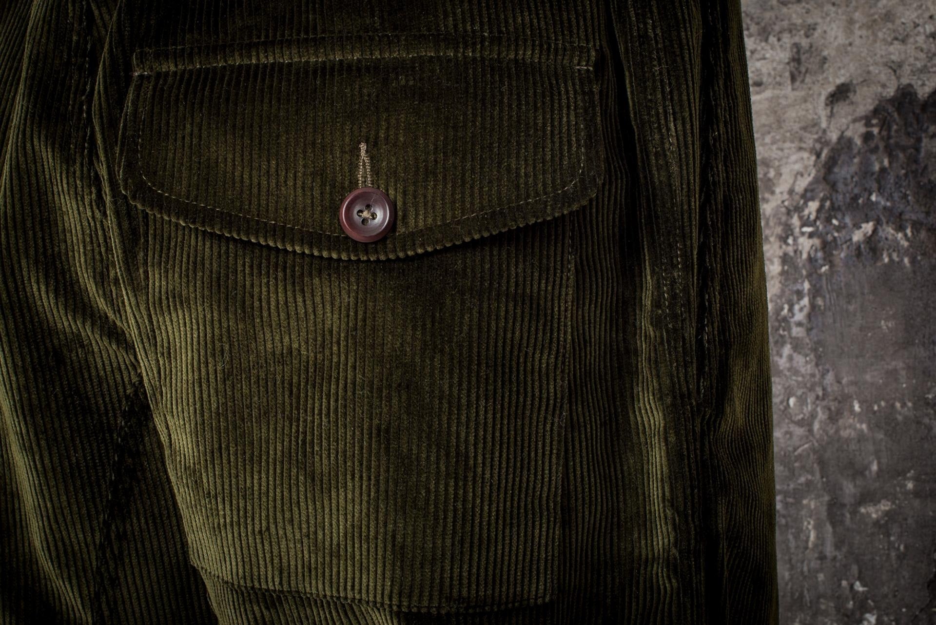 LE PANTALON "SUBMARINER" EN VELOURS CÔTELÉ - KAKI