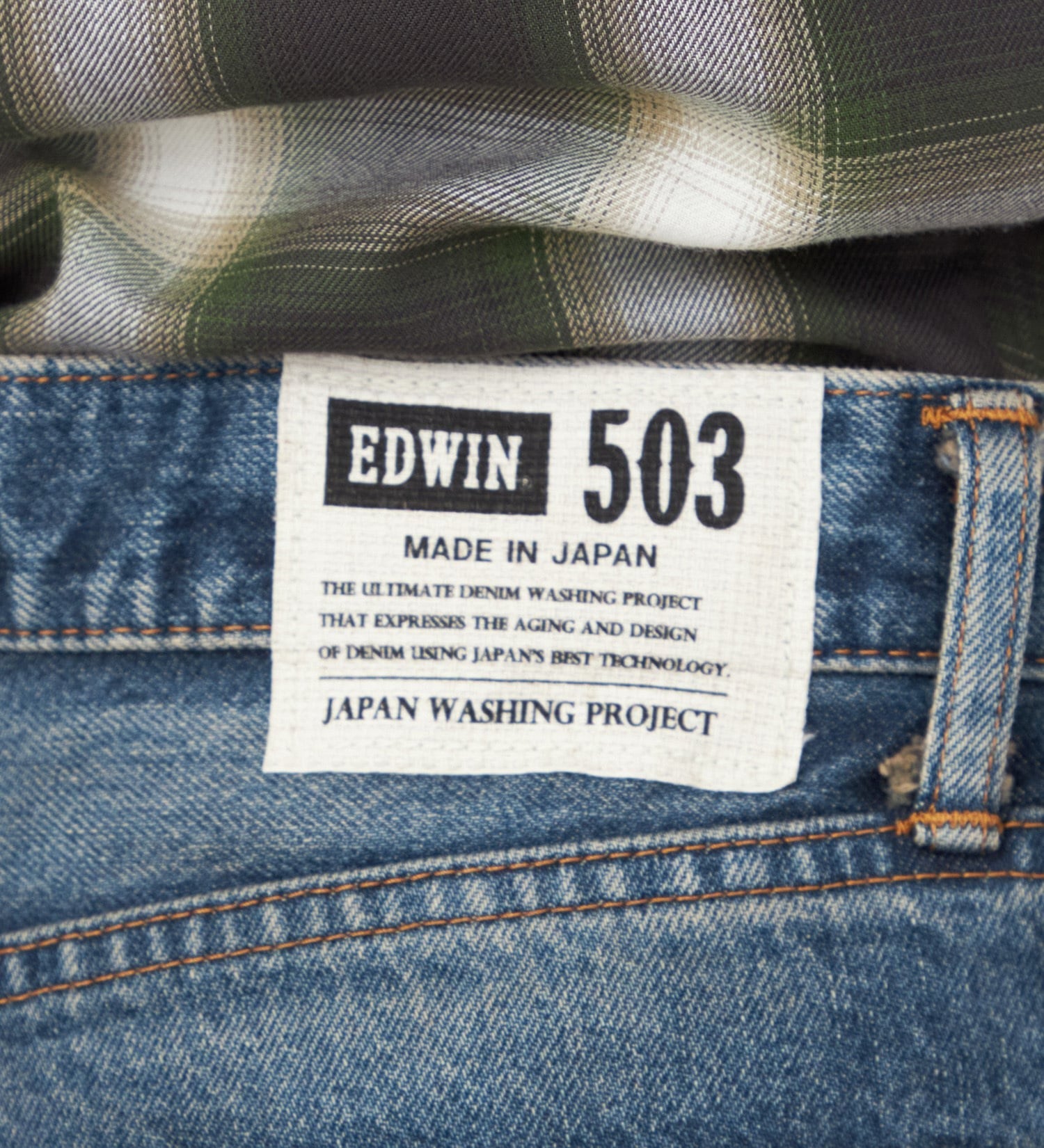 E50323-1036 503 REGULAR STRAIGHT USED - MEDIUM BLUE