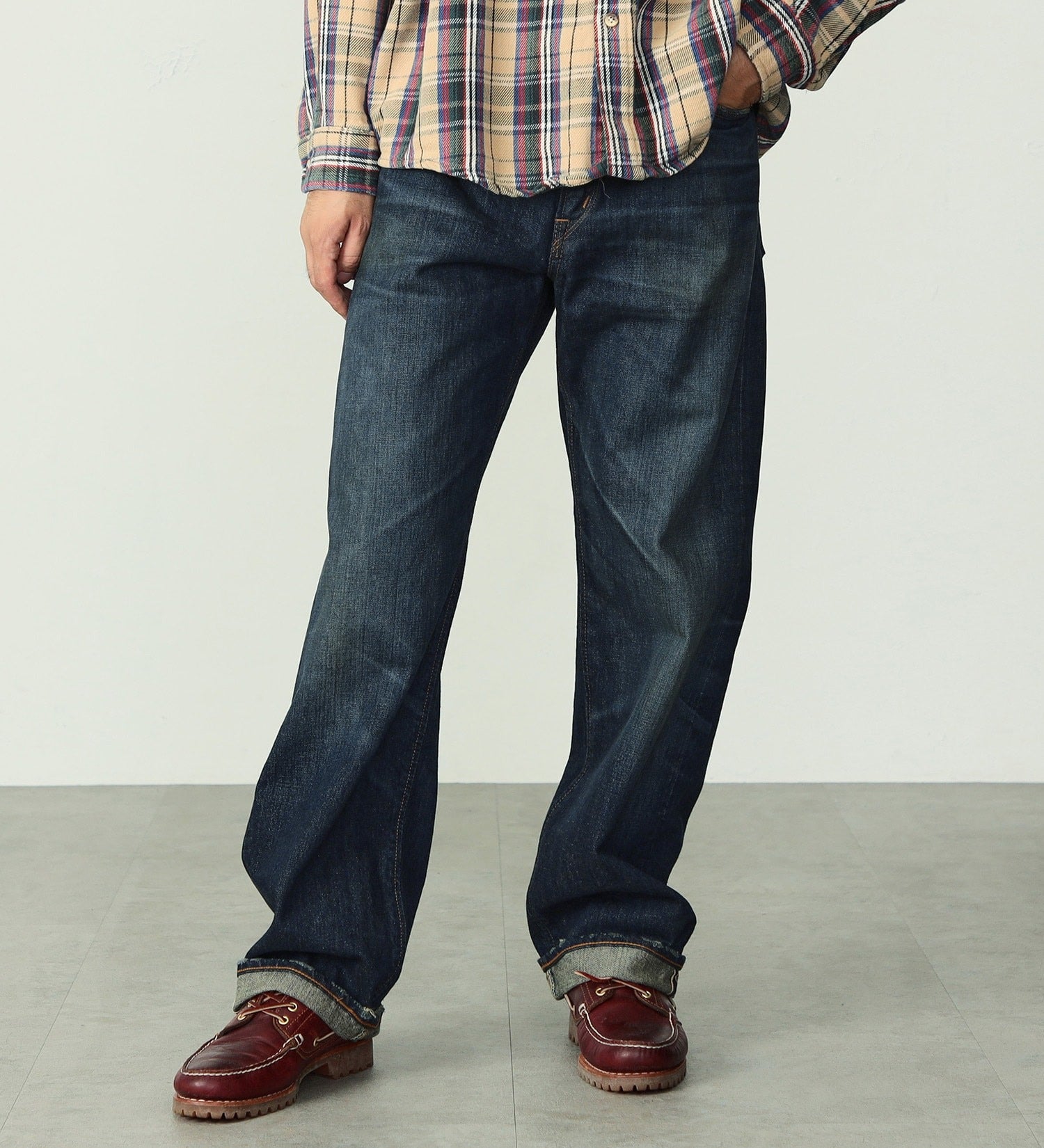 E50540-126 505Z WIDE STRAIGHT - DARK BLUE