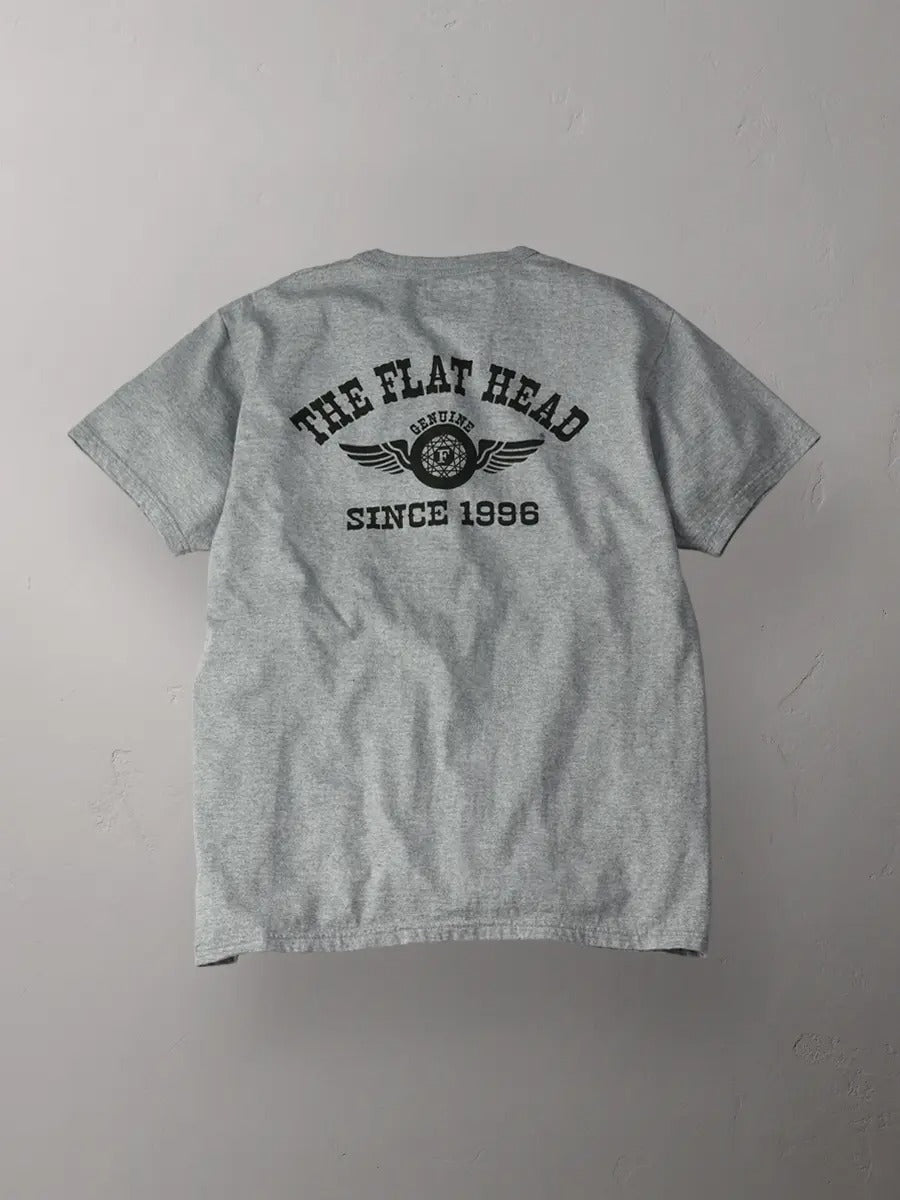FN-THC-202 T-SHIRT - FLYING WHEEL - GRAY
