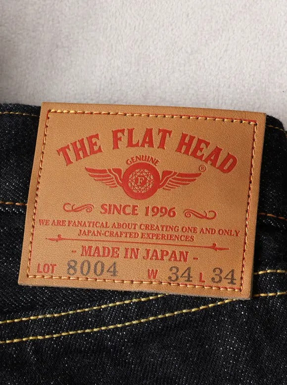 FN-8004 18oz DENIM TROUSERS - WIDE TAPERED - INDIGO