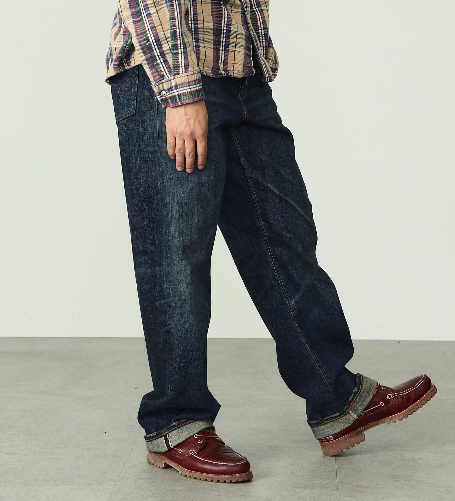 E50540-126 505Z WIDE STRAIGHT - DARK BLUE