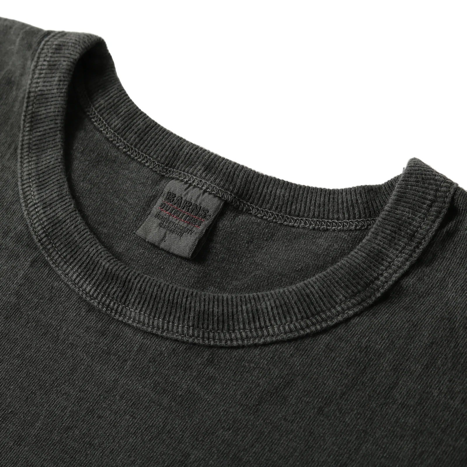 BR-25254 Pigment Dye 16/-BD Tube S/S Print T-shirt (LIMITED ITEM) - CHARCOAL