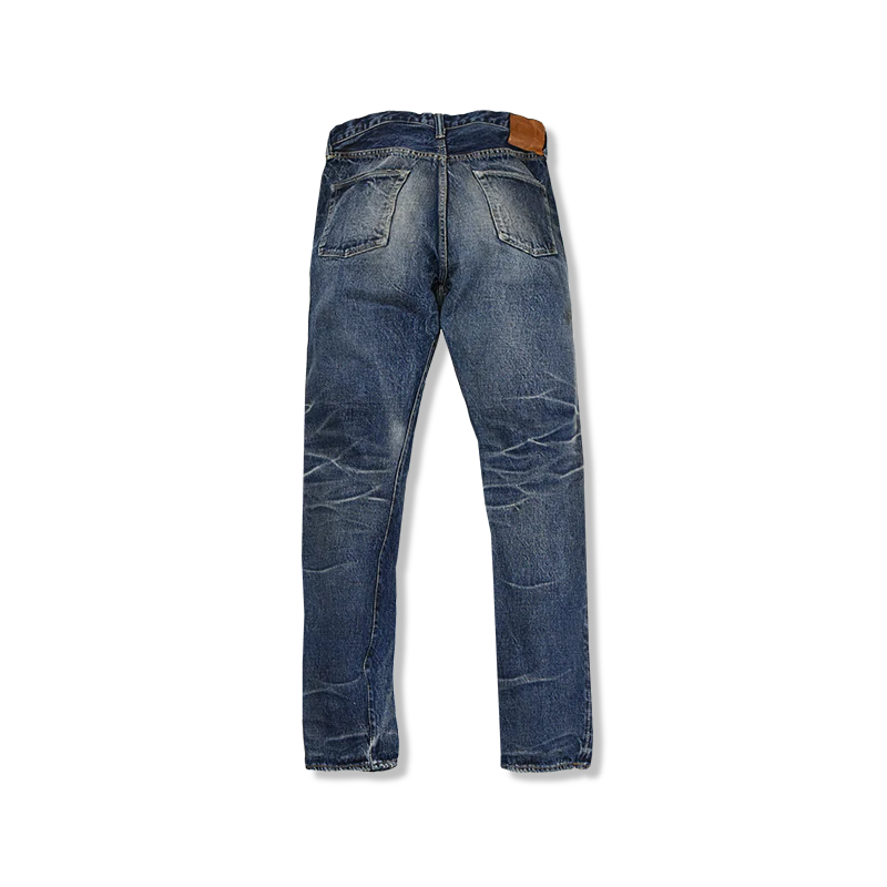 1345-0105 "Fear of The Dark" Wide Denim - INDIGO