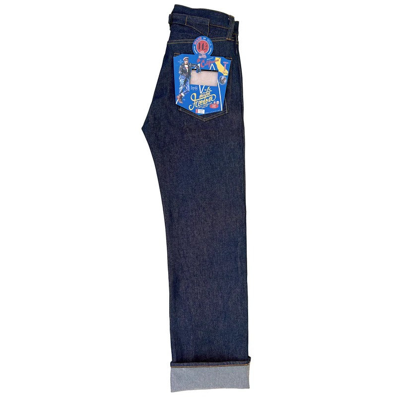 CALIFORNIAN LOT.44WL "WIDE LOOM" PLAIN BACK - INDIGO