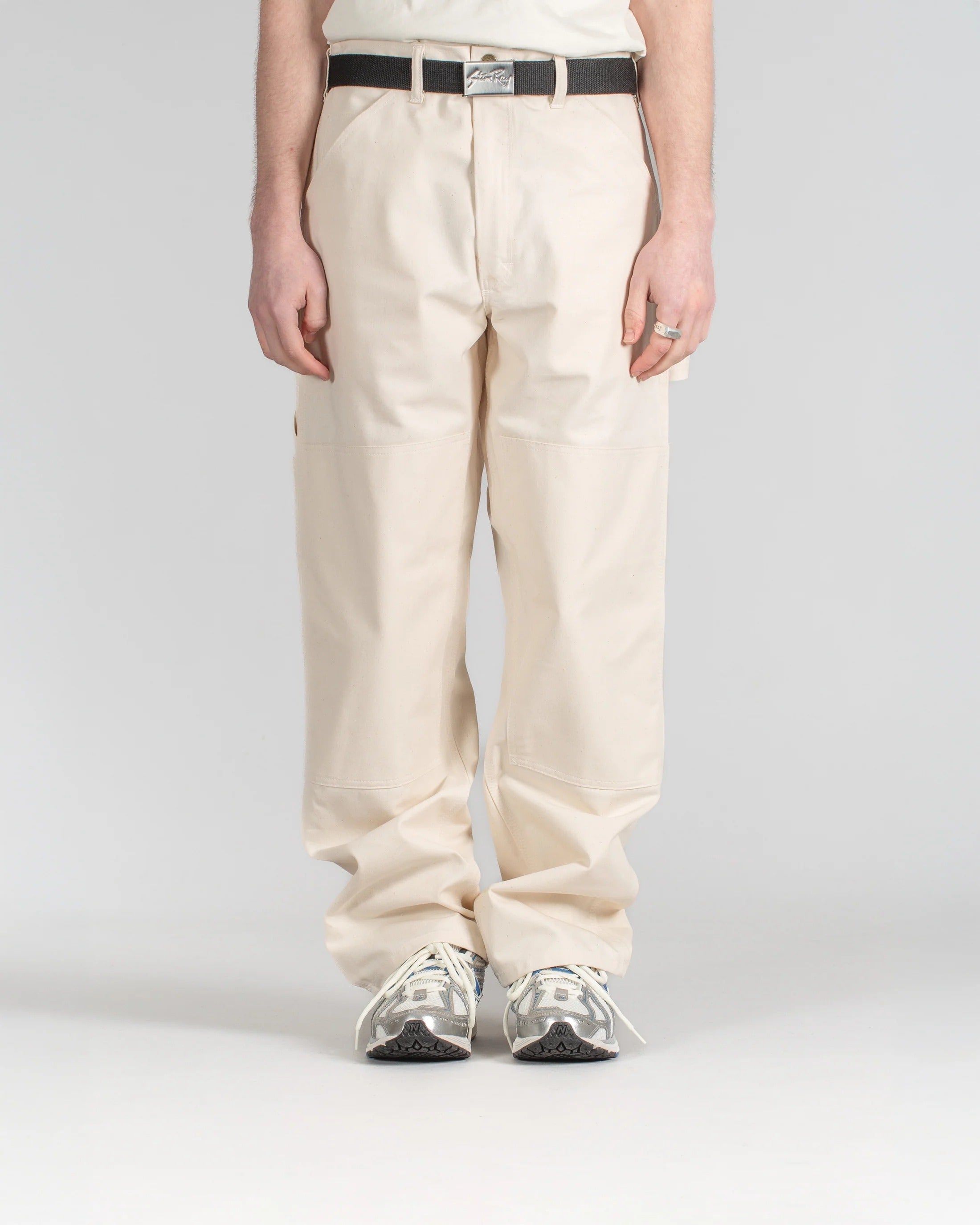 0154 DOUBLE KNEE PAINTER PANT - NATURAL DRILL