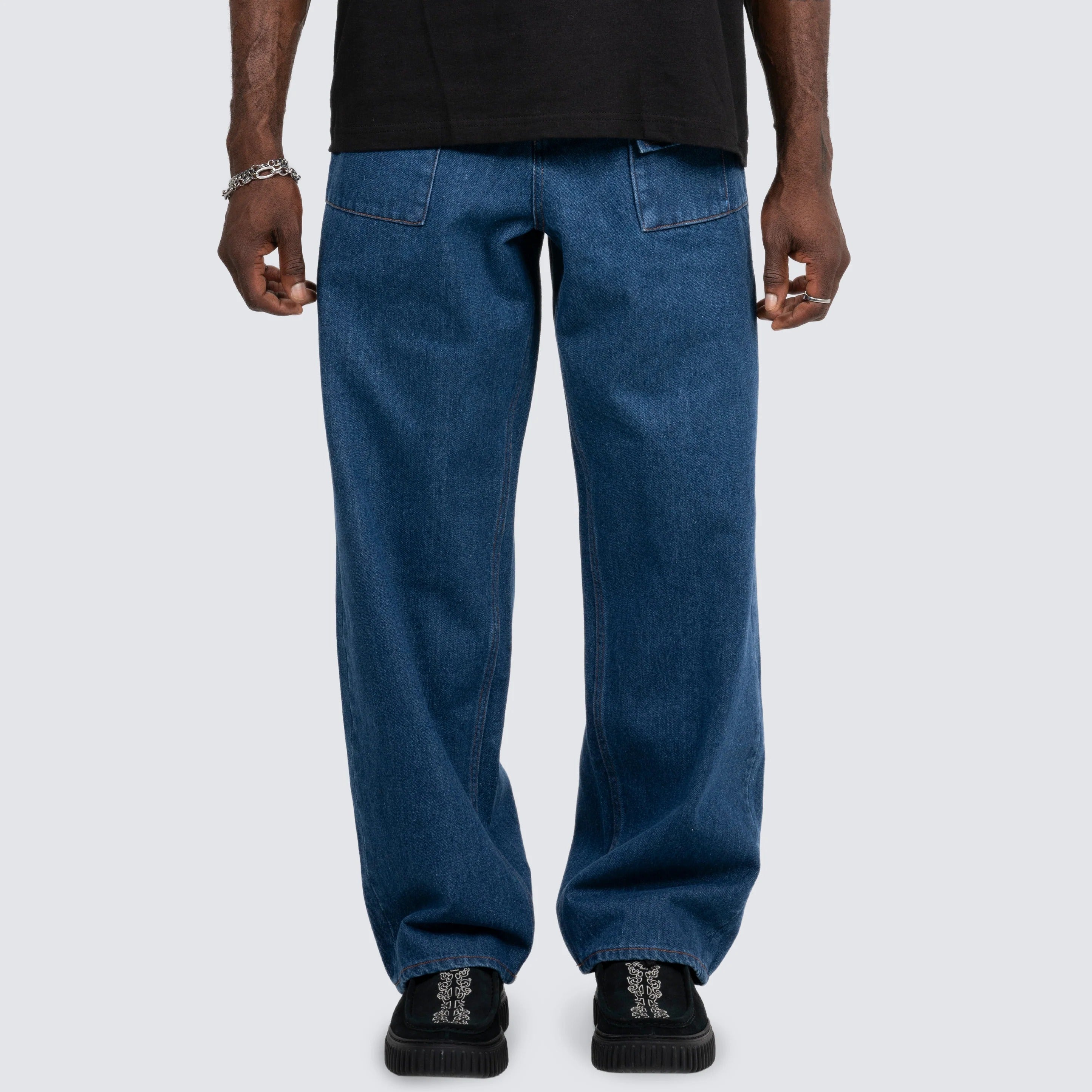 GRIND BAGGY JEANS - INDIGO